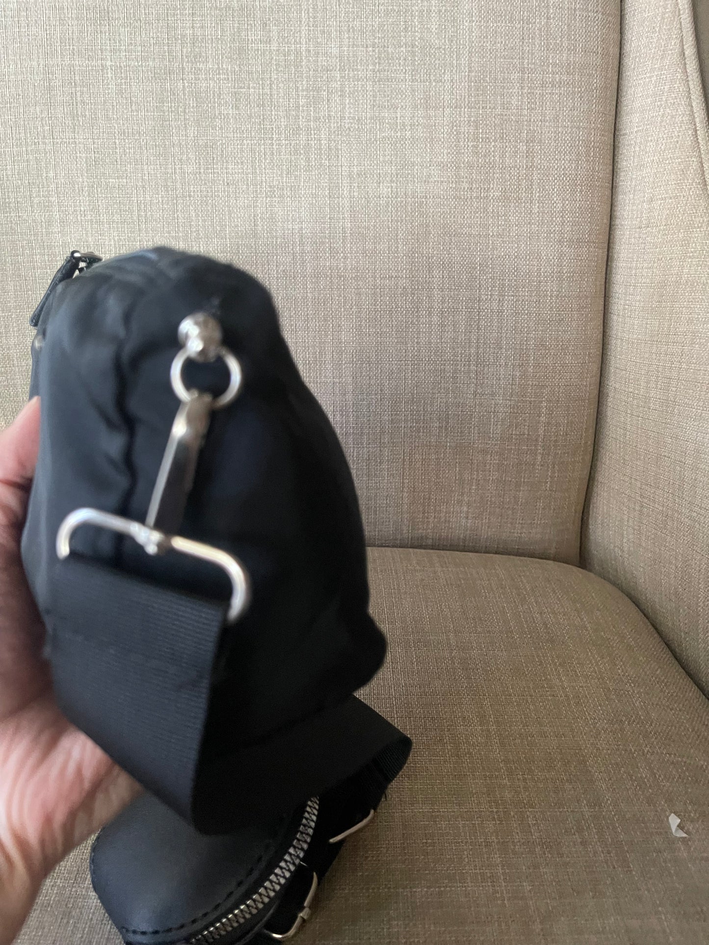 Authentic Prada nylon pouch crossbody