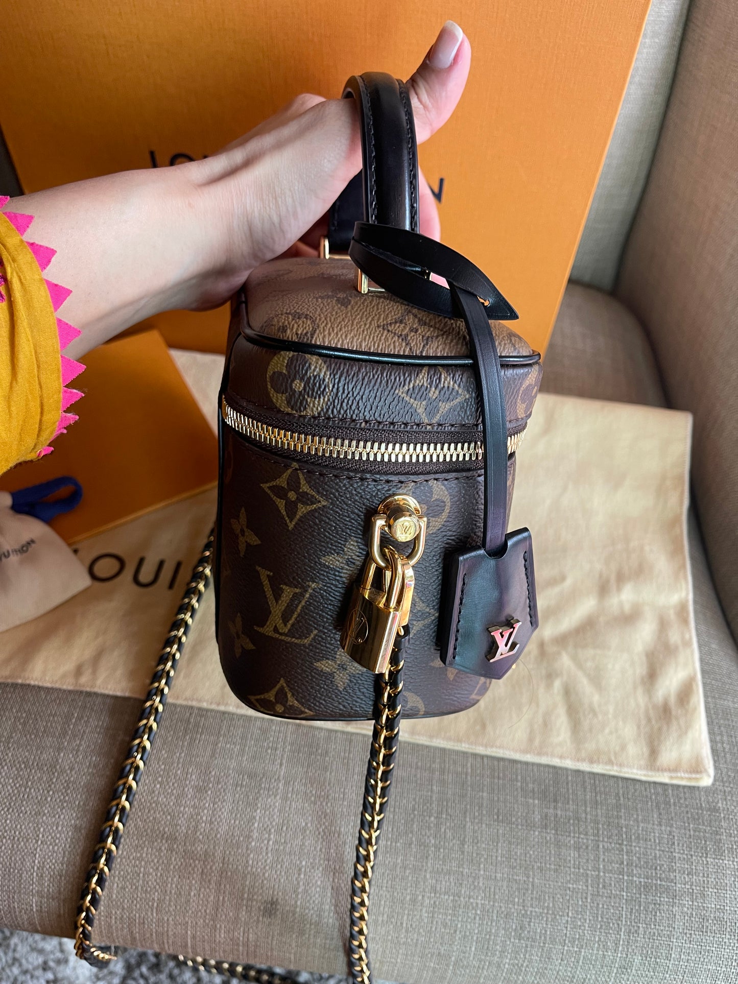 Authentic Louis Vuitton vanity bag pm
