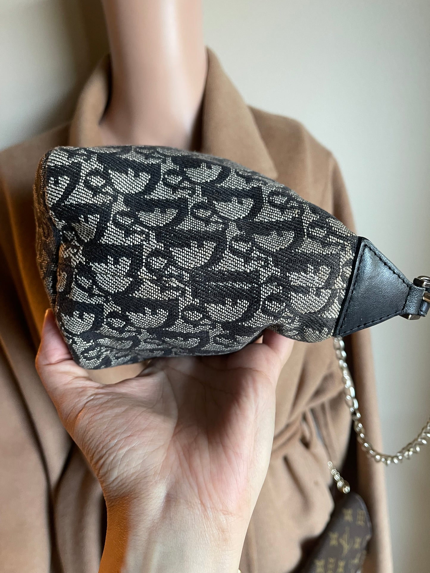 Authentic vintage Dior mini satchel bag