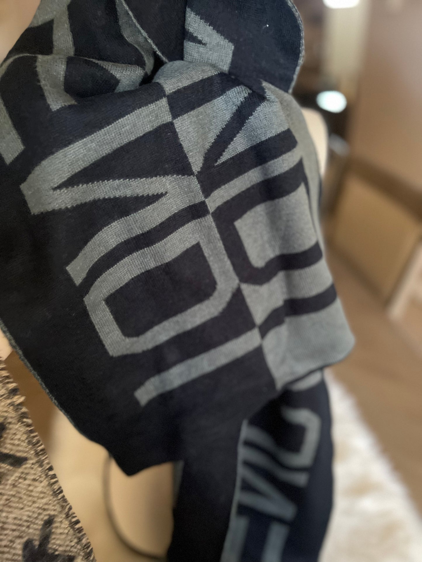 Authentic vintage fendi wool scarf