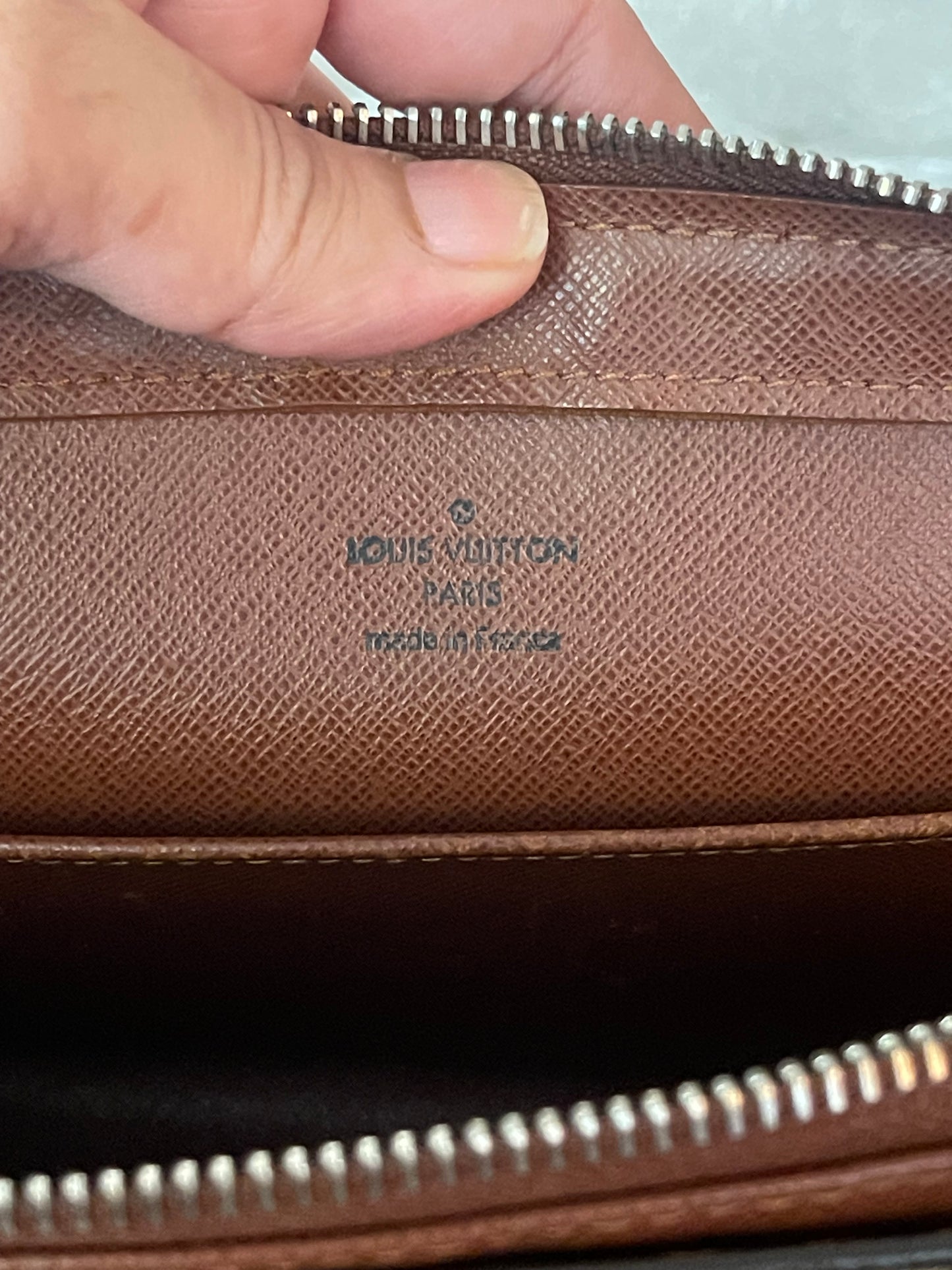 Authentic Louis Vuitton monogram wristlet pouch