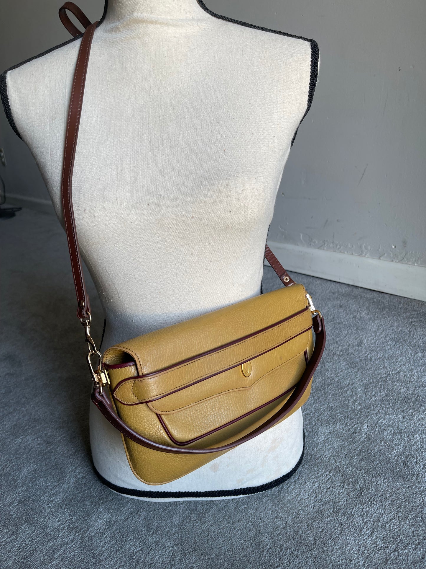 Authentic Cartier vintage shoulder bag
