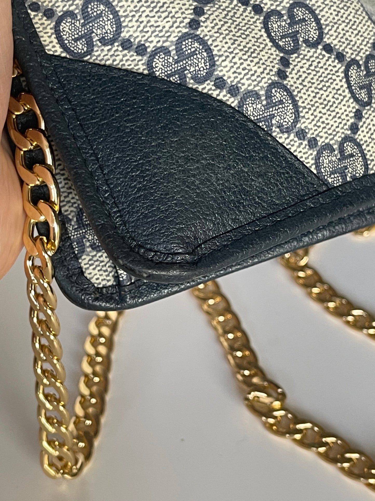 Authentic Gucci vintage large clutch crossbody bag