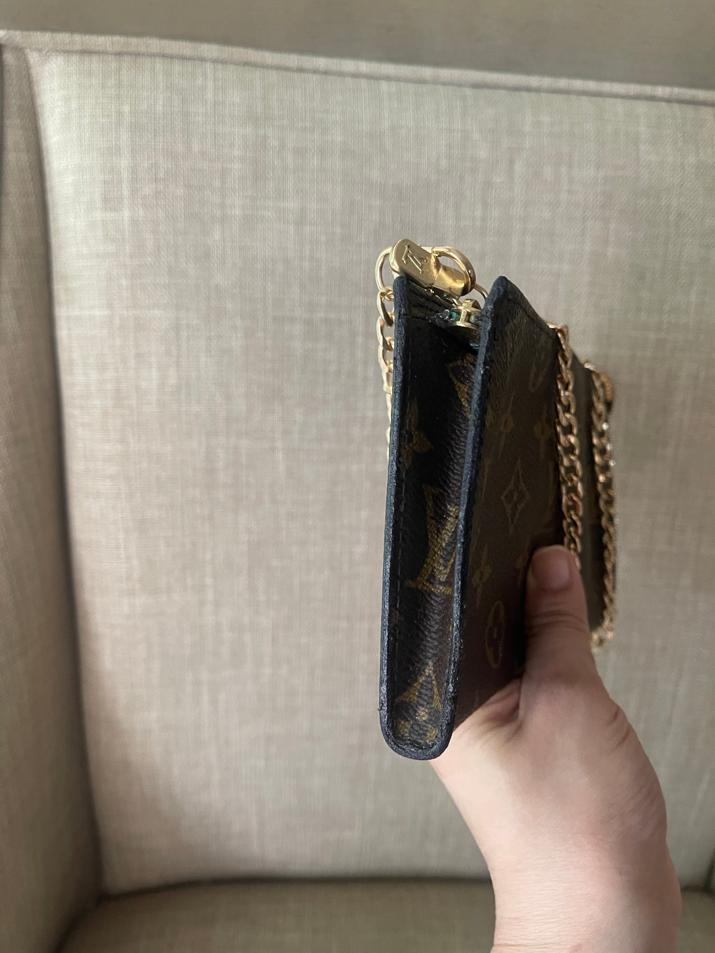Authentic Louis Vuitton accessory pouch