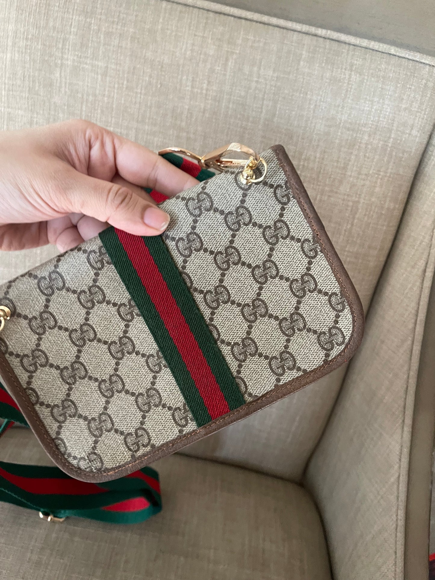 Authentic Gucci vintage clutch crossbody
