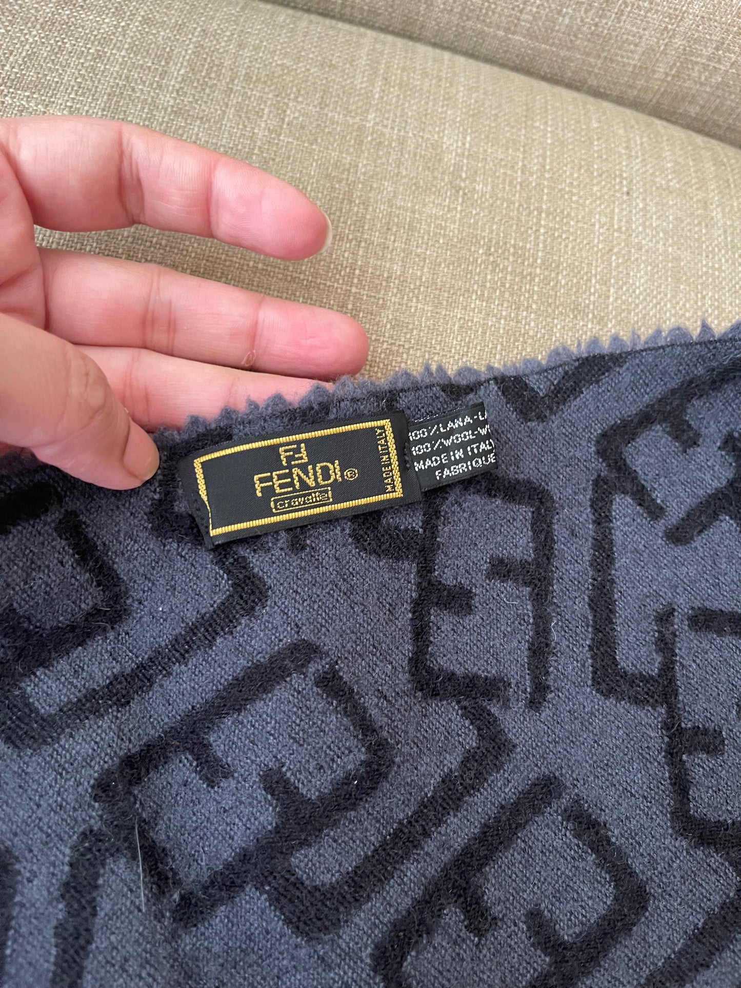 Authentic vintage fendi scarf