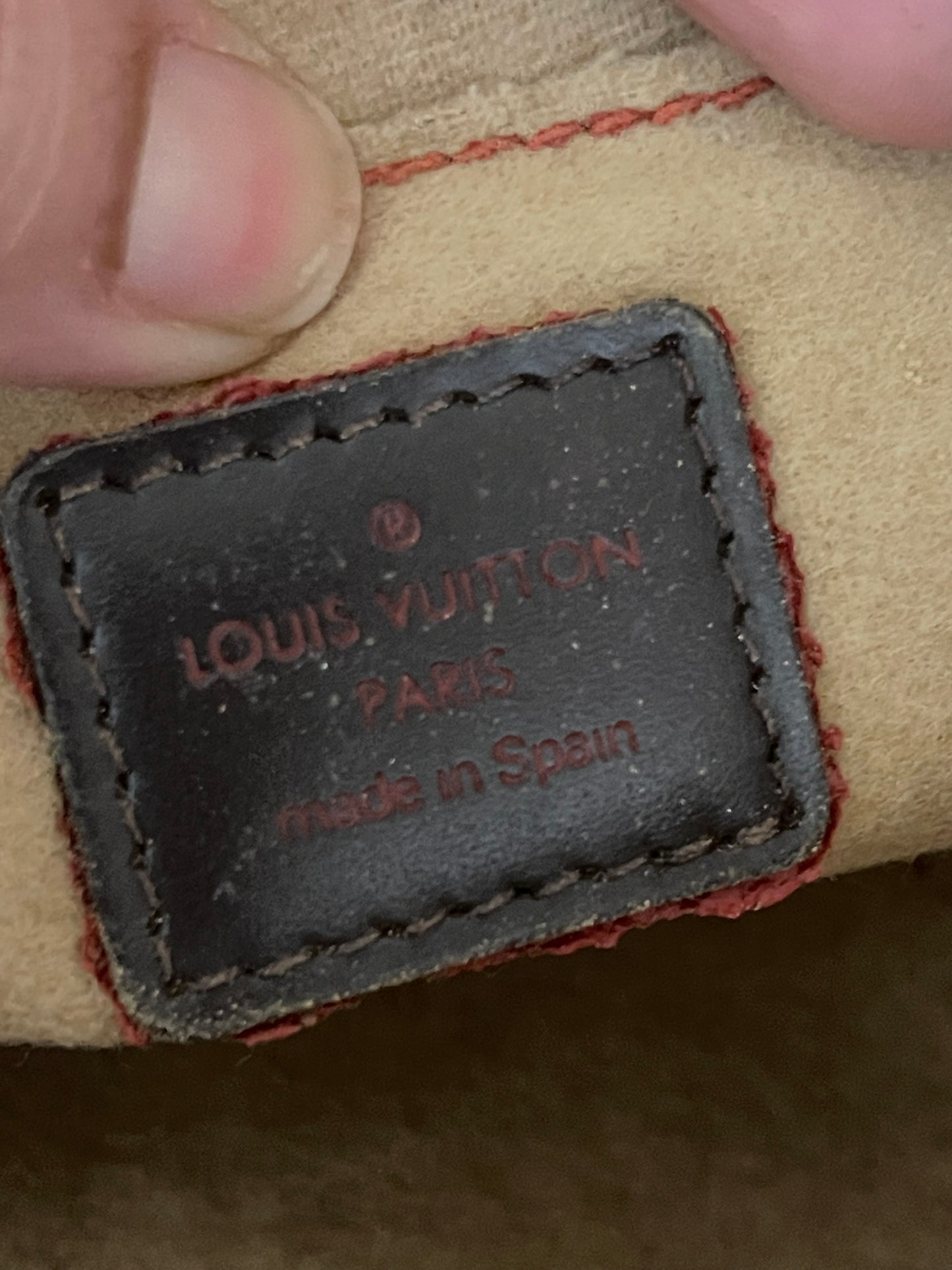 Authentic Louis Vuitton damier azur pouch crossbody