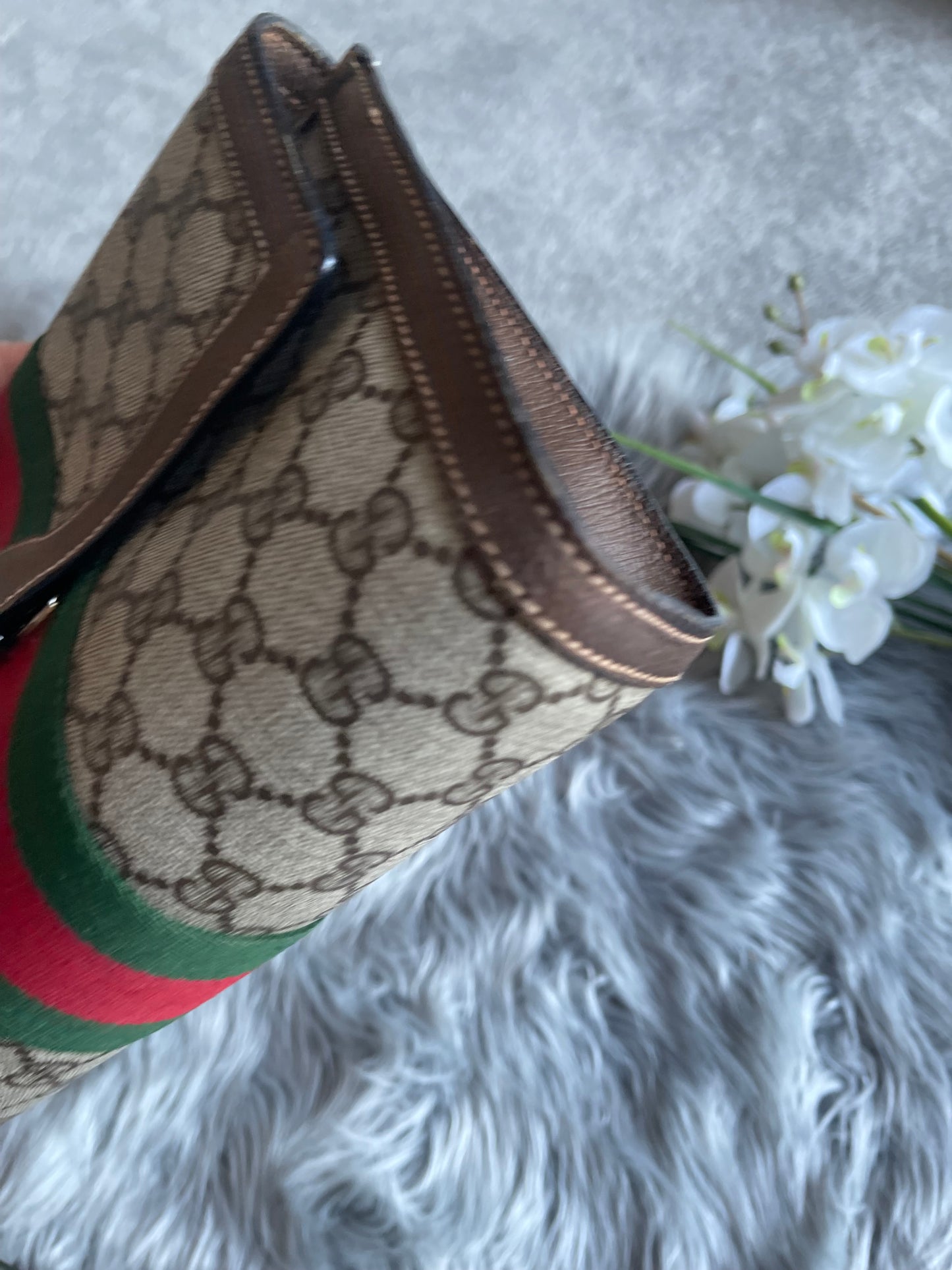 Vintage web Sherry line crossbody bag