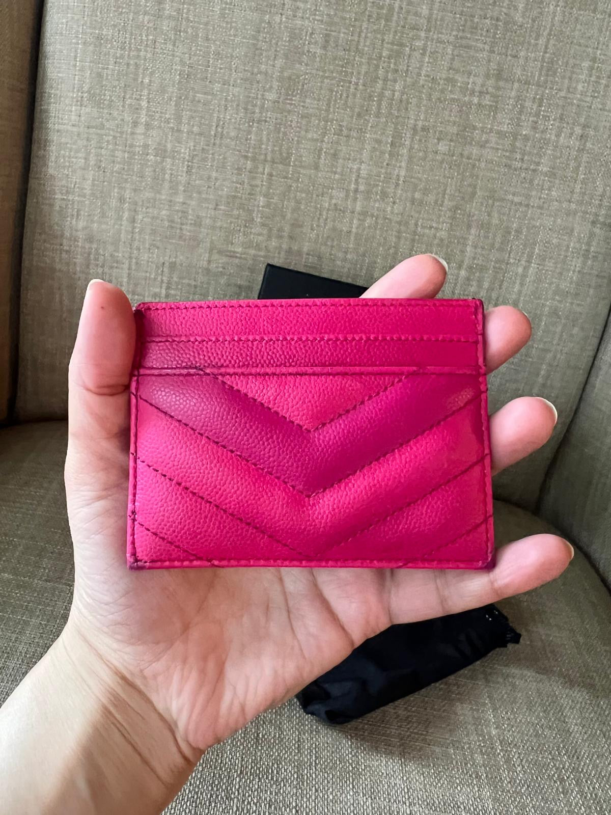 Authentic ysl saint Laurent card case
