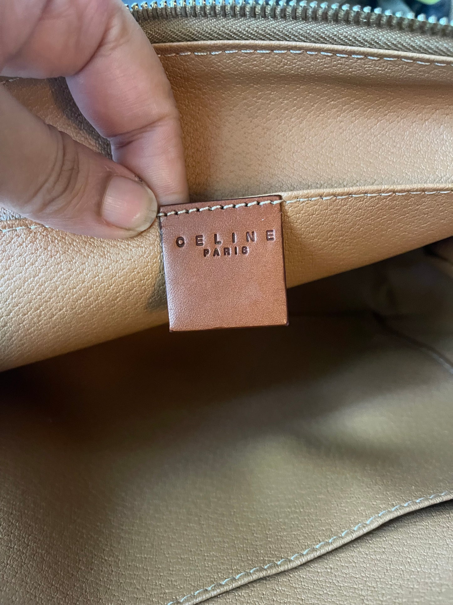 Authentic vintage Celine clutch crossbody bag