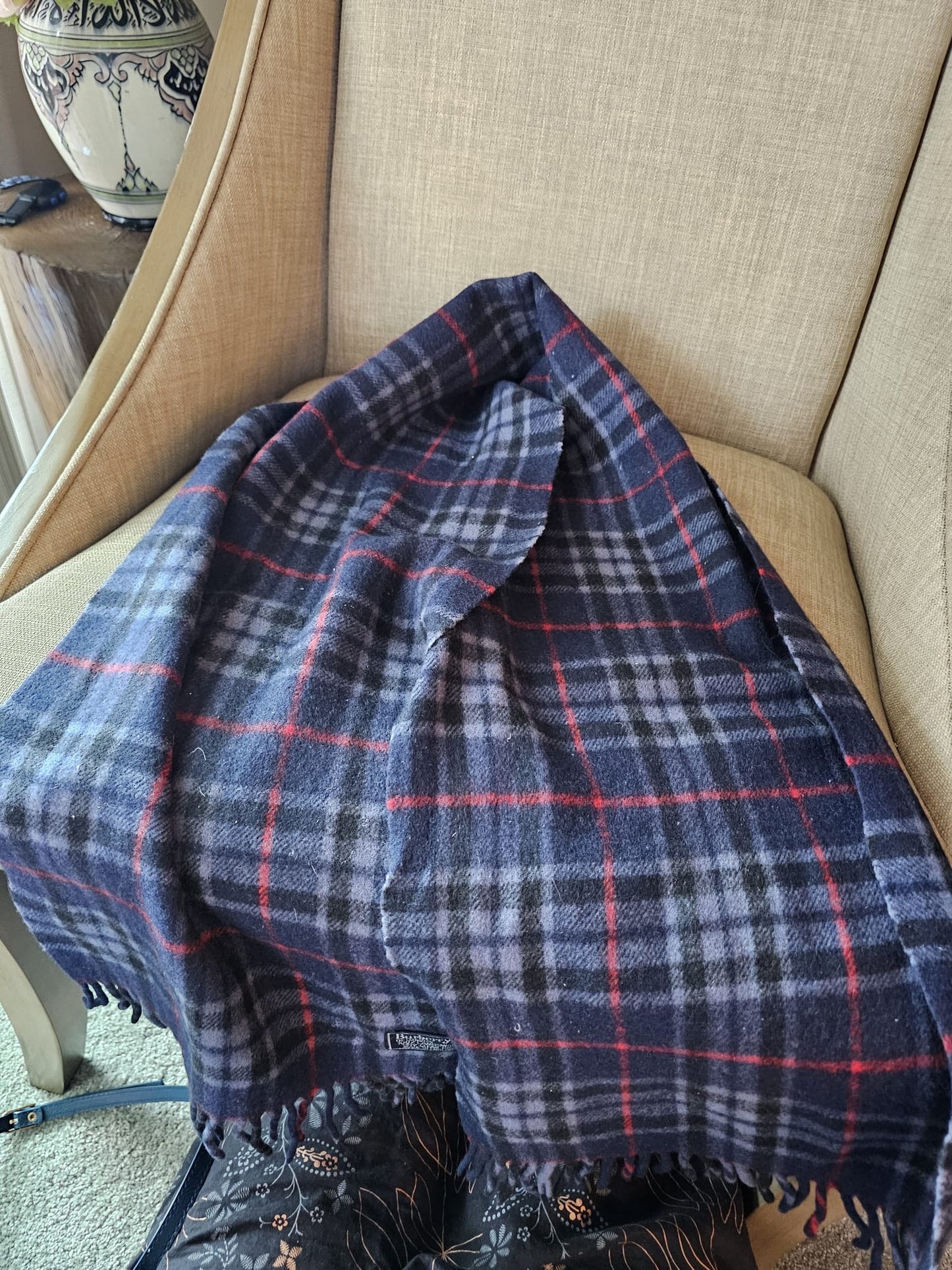 Authentic vintage Burberrys nova check scarf