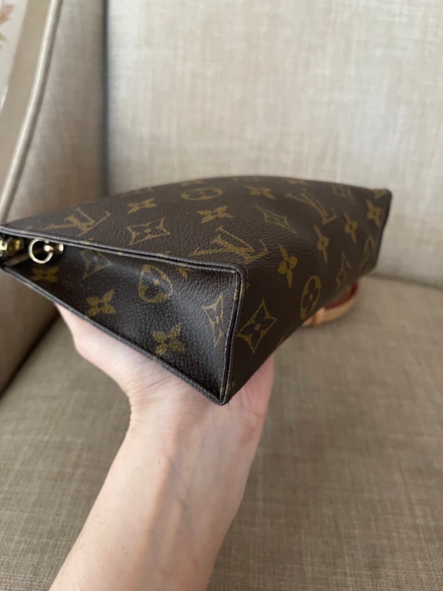 Authentic Louis Vuitton toilette pouch