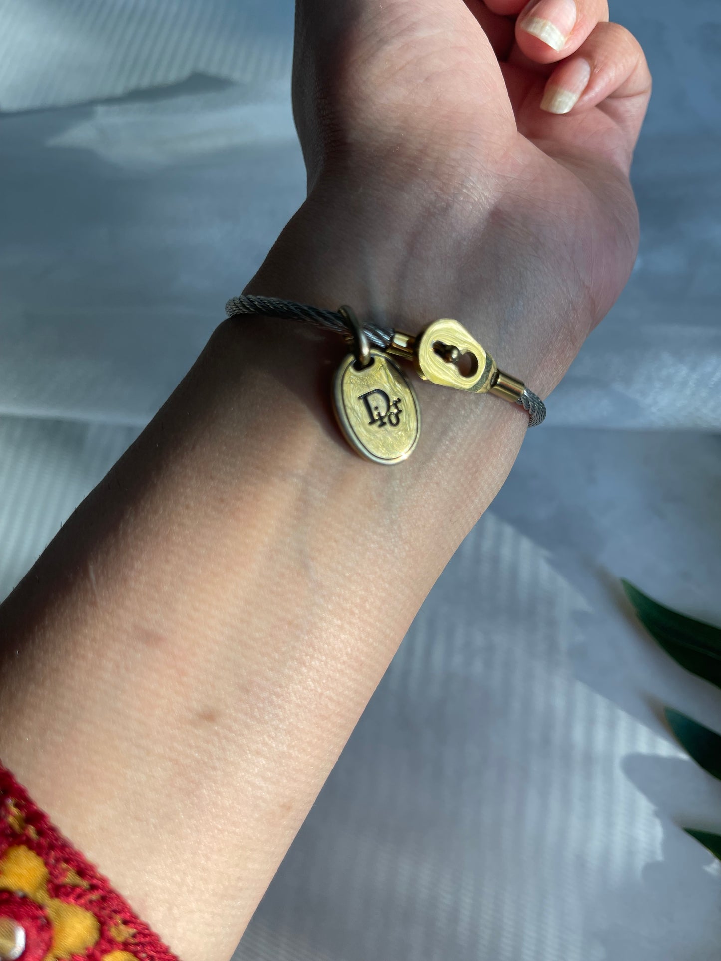 Upcycled charm bracelet