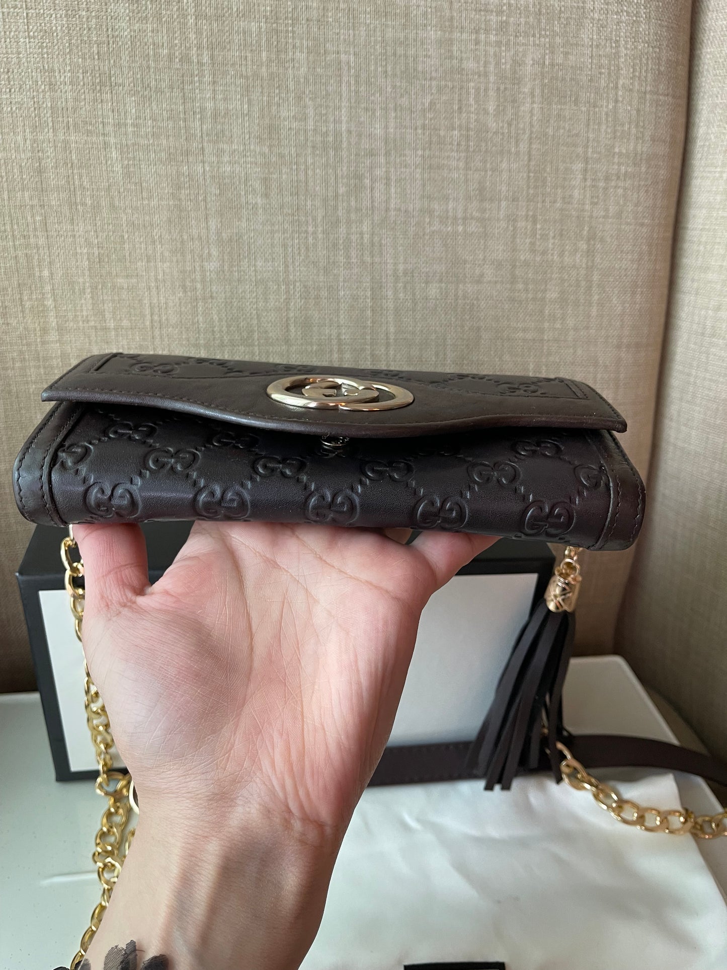 Authentic Gucci vintage gg wallet