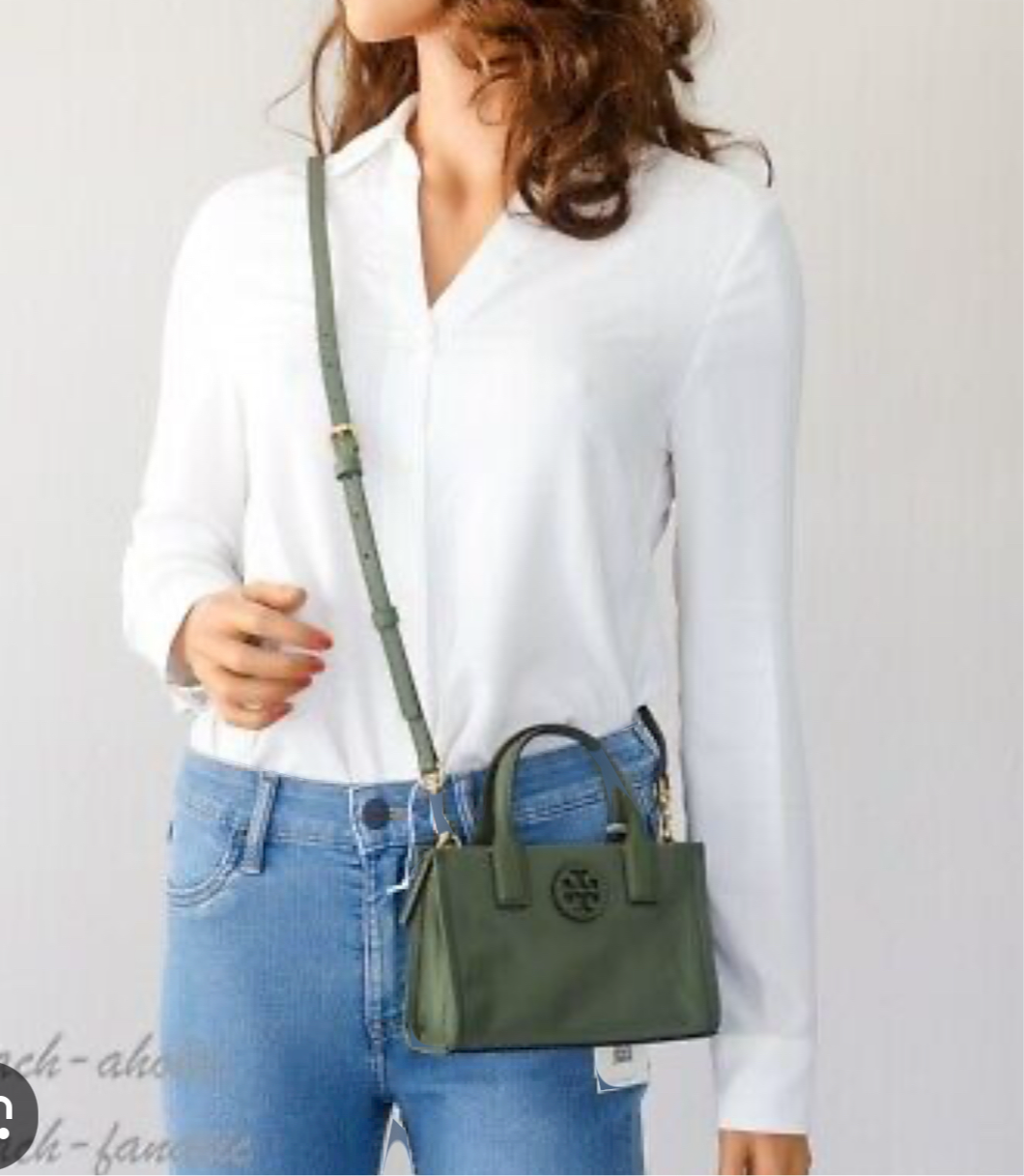 Authentic Tory Burch nylon mini tote