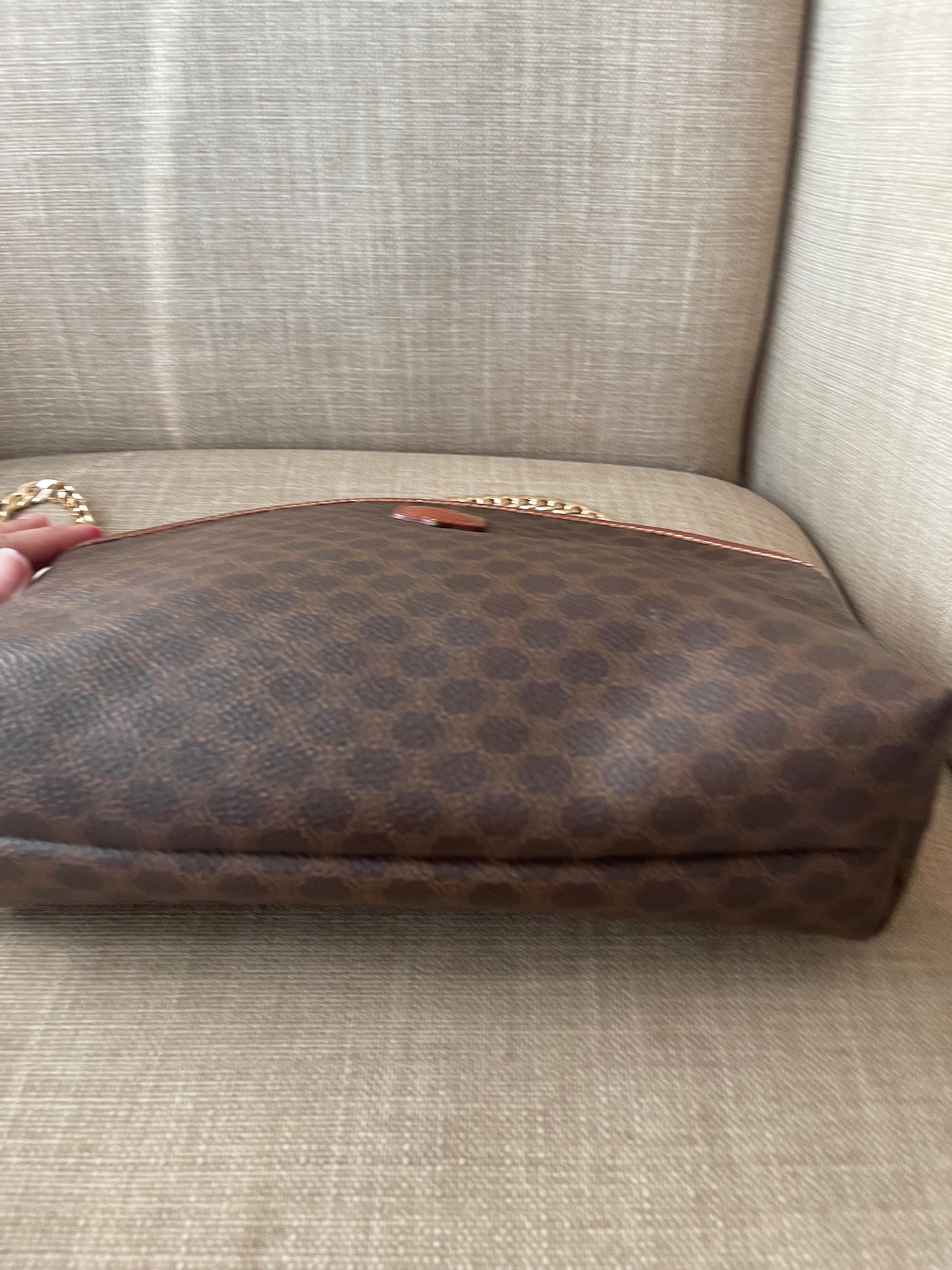 Authentic vintage Celine clutch bag
