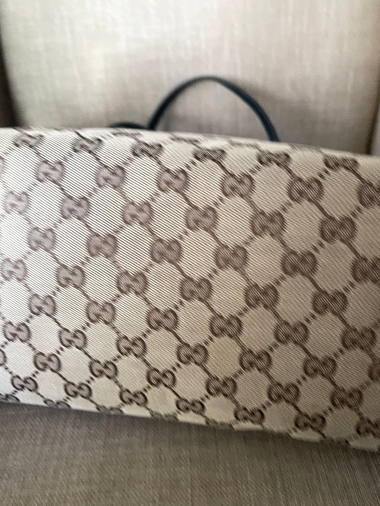 Authentic Gucci vintage gg canvas tote bag