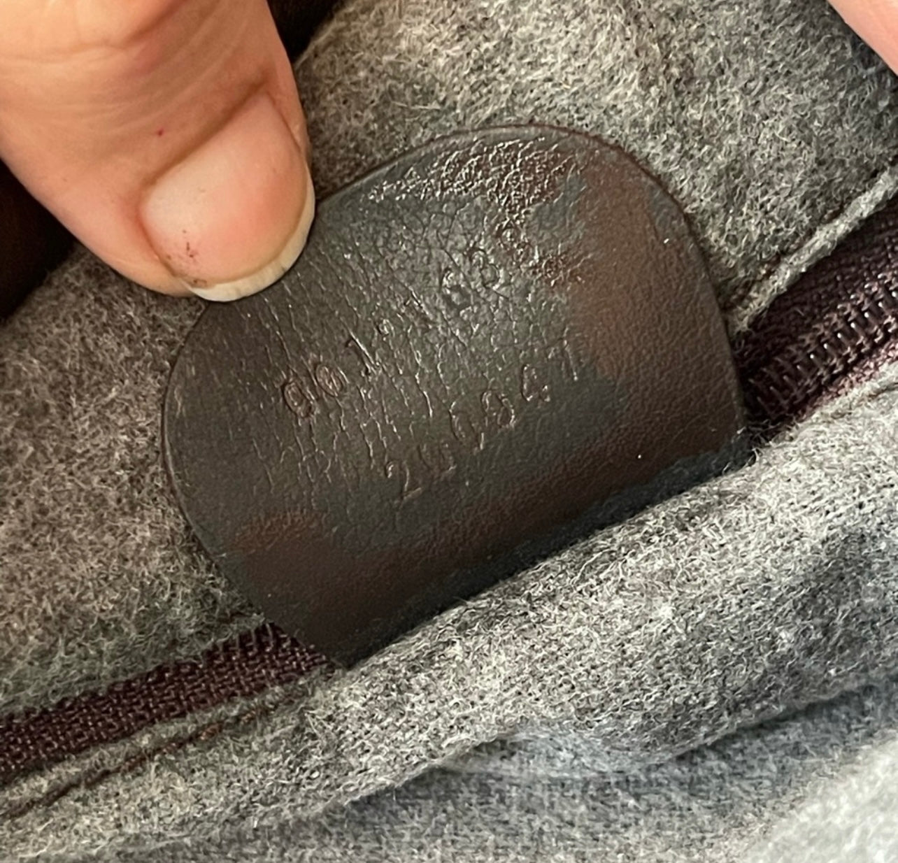 Authentic Gucci bamboo leather shoulder bag