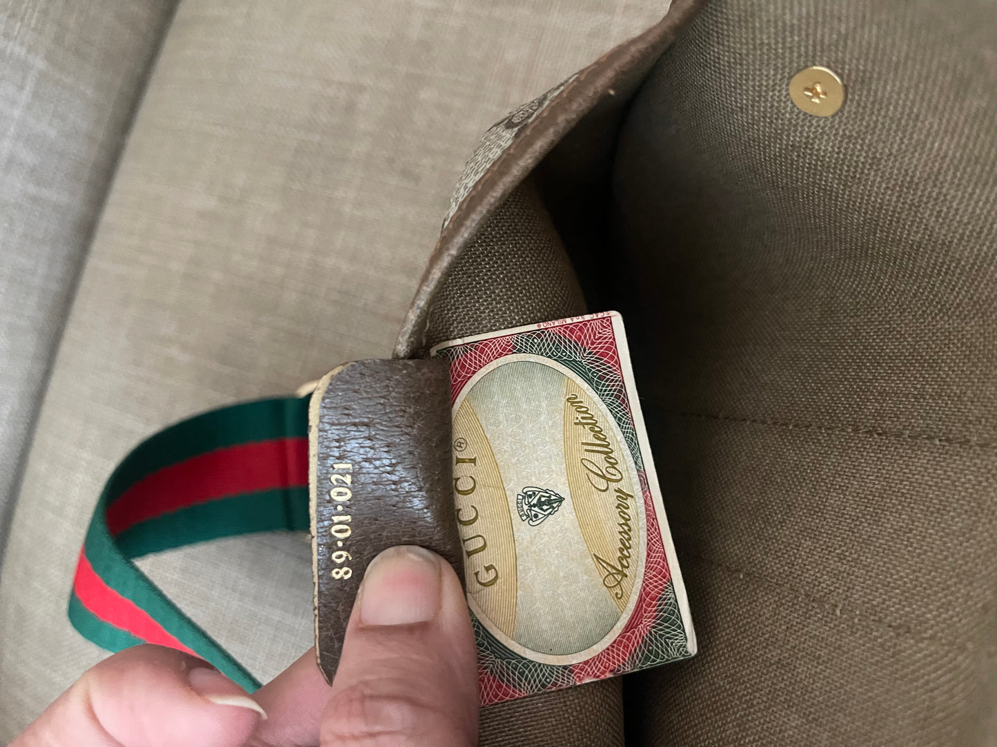Authentic Gucci vintage clutch crossbody