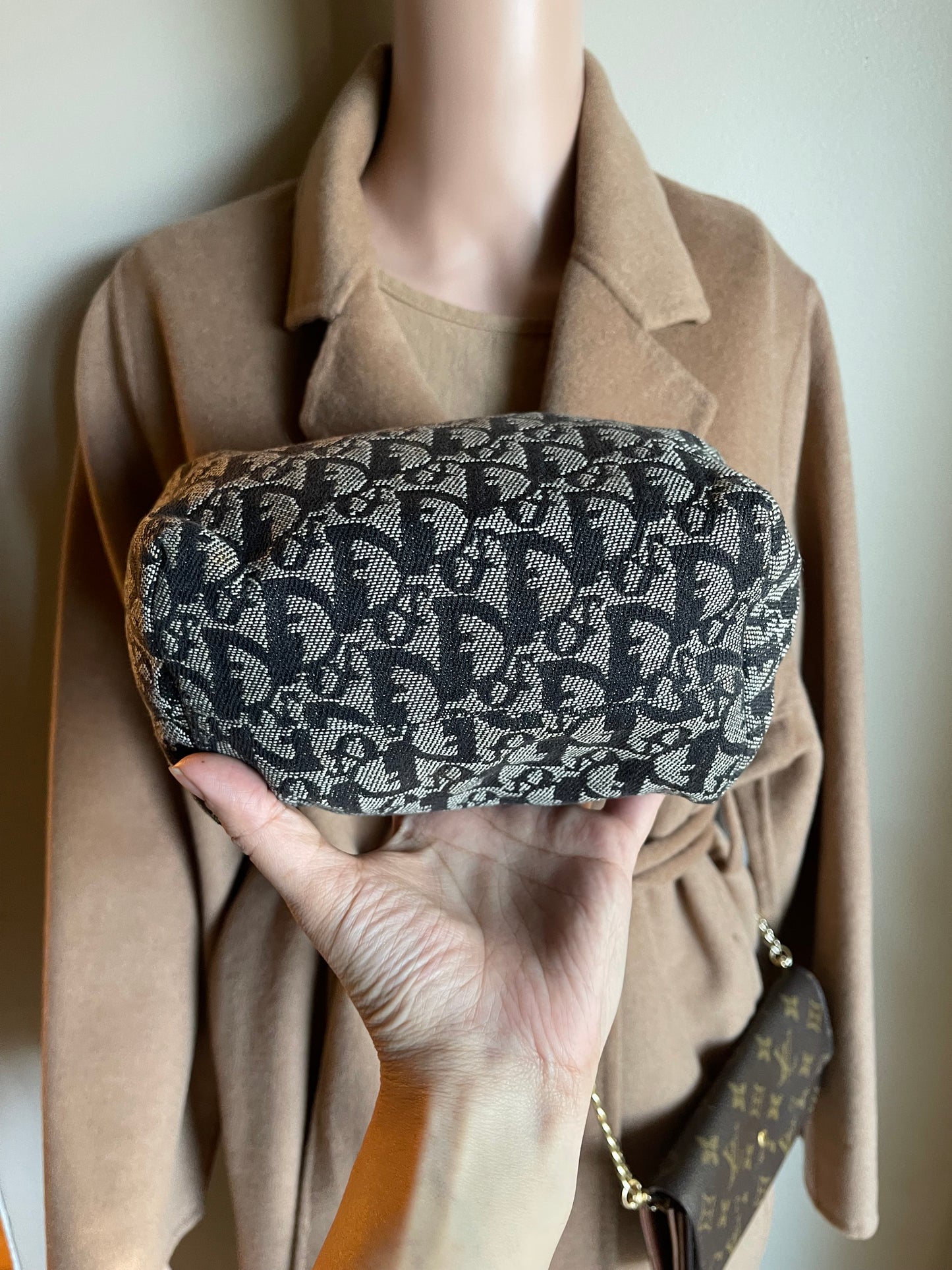 Authentic vintage Dior mini satchel bag