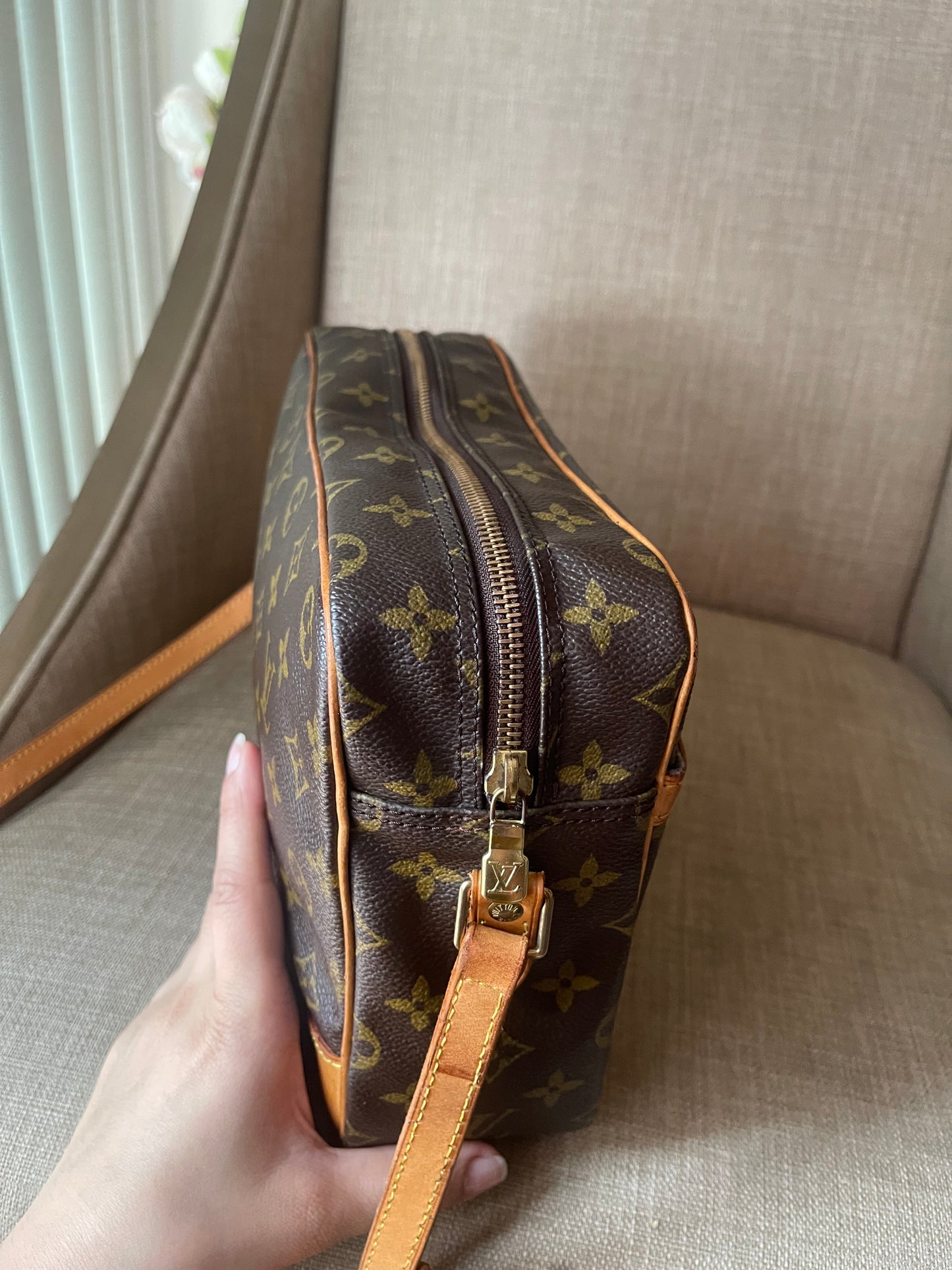 Authentic Louis Vuitton monogram vintage crossbody bag