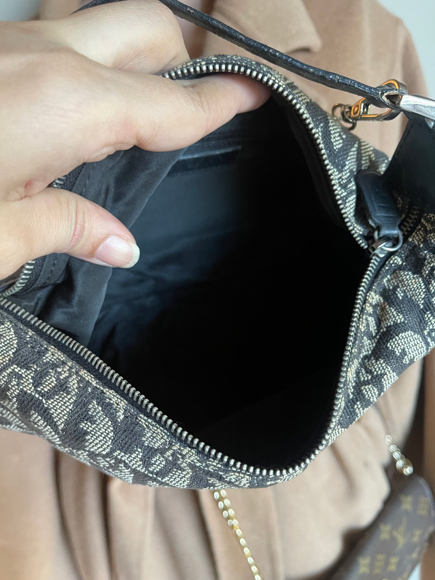 Authentic vintage Dior mini satchel bag