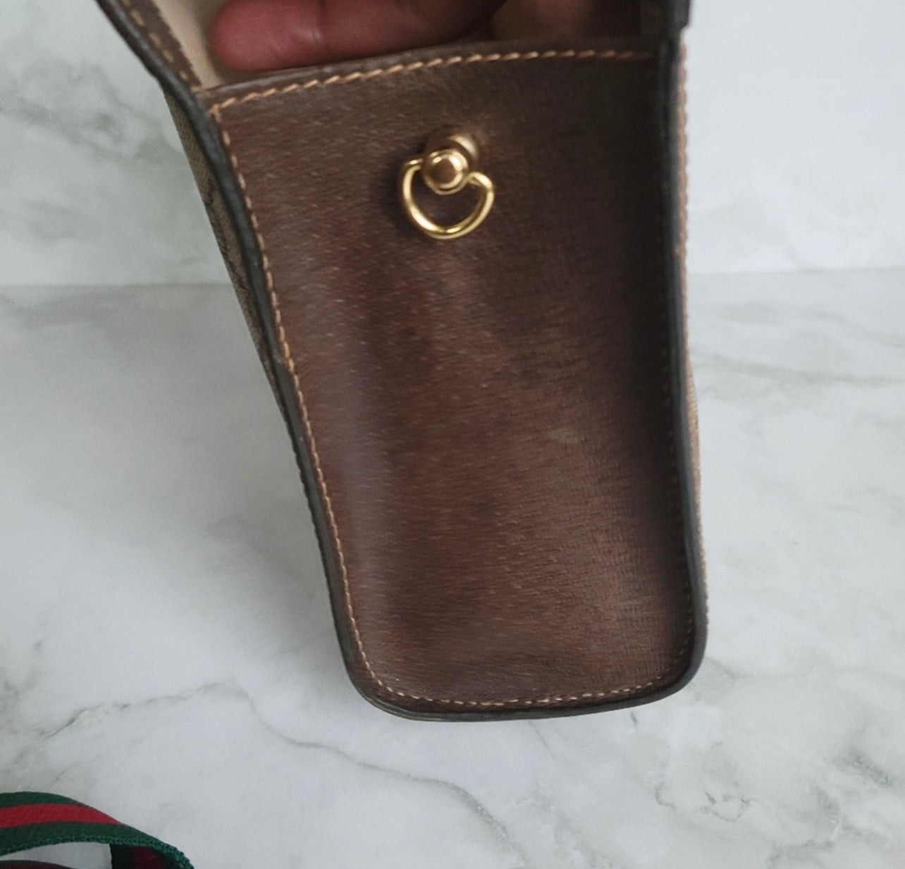 Authentic Gucci vintage sherry line clutch crossbody