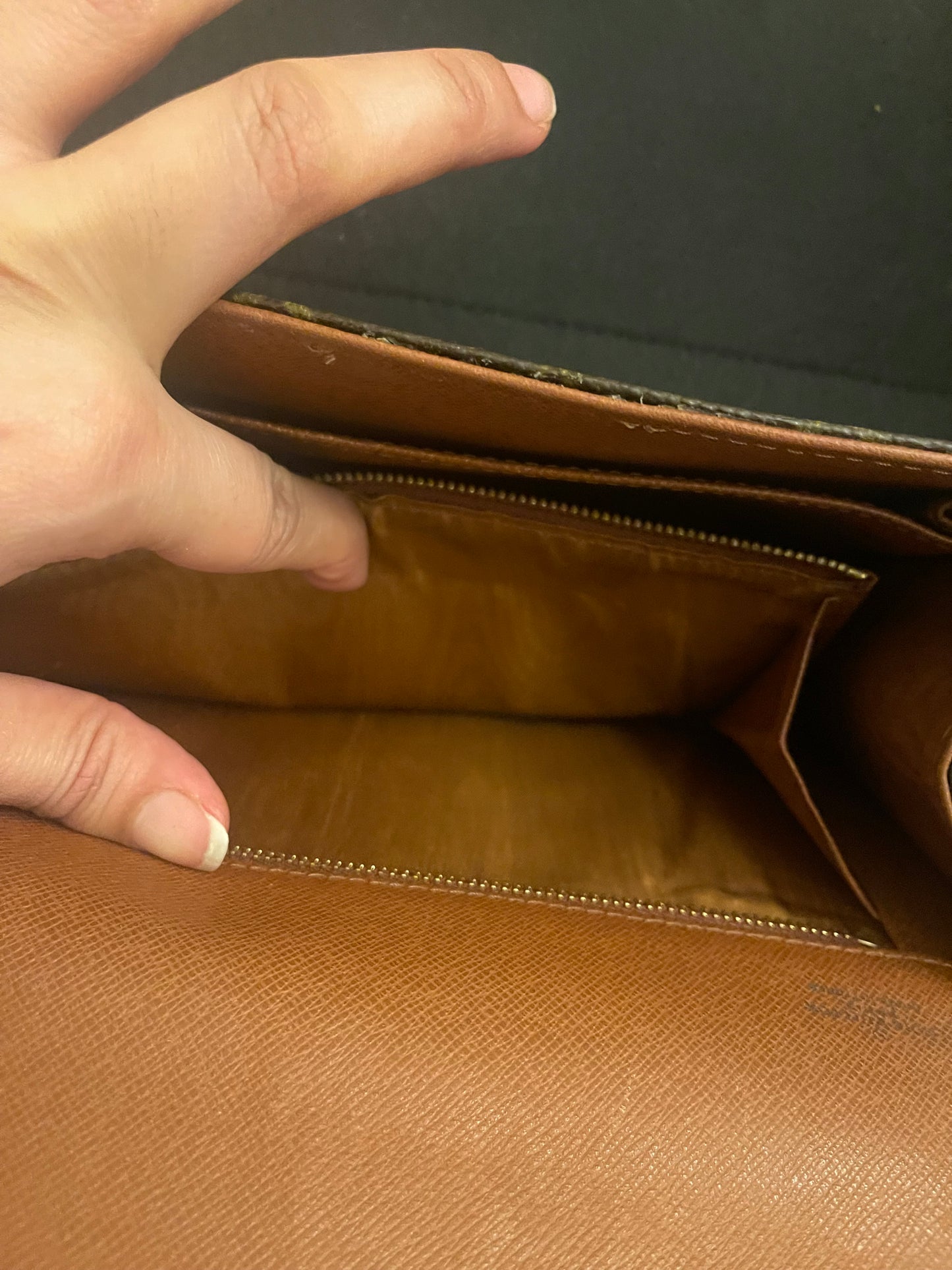 Authentic Louis Vuitton vintage dame clutch bag