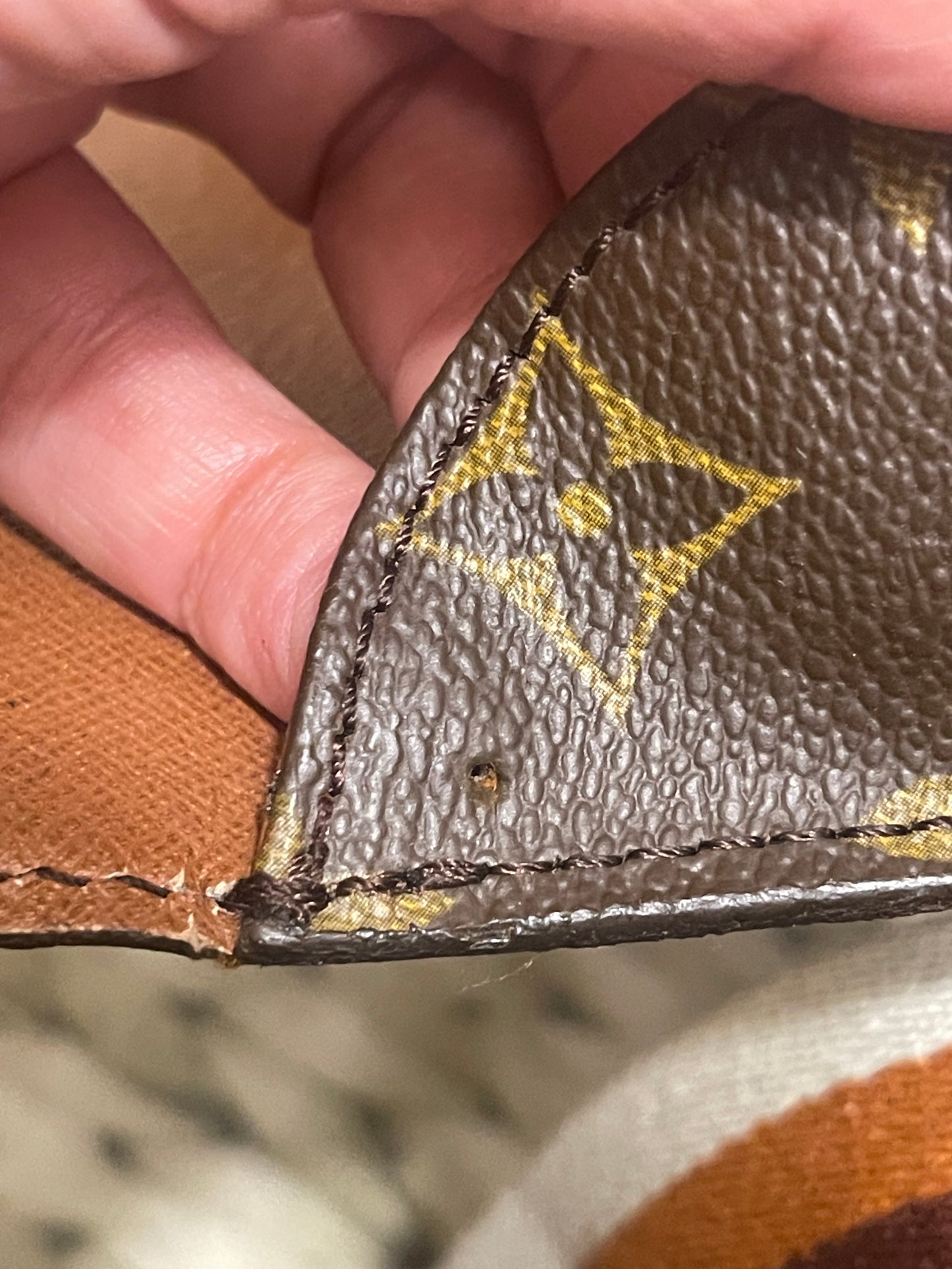 Authentic vintage Louis Vuitton monogram crossbody bag