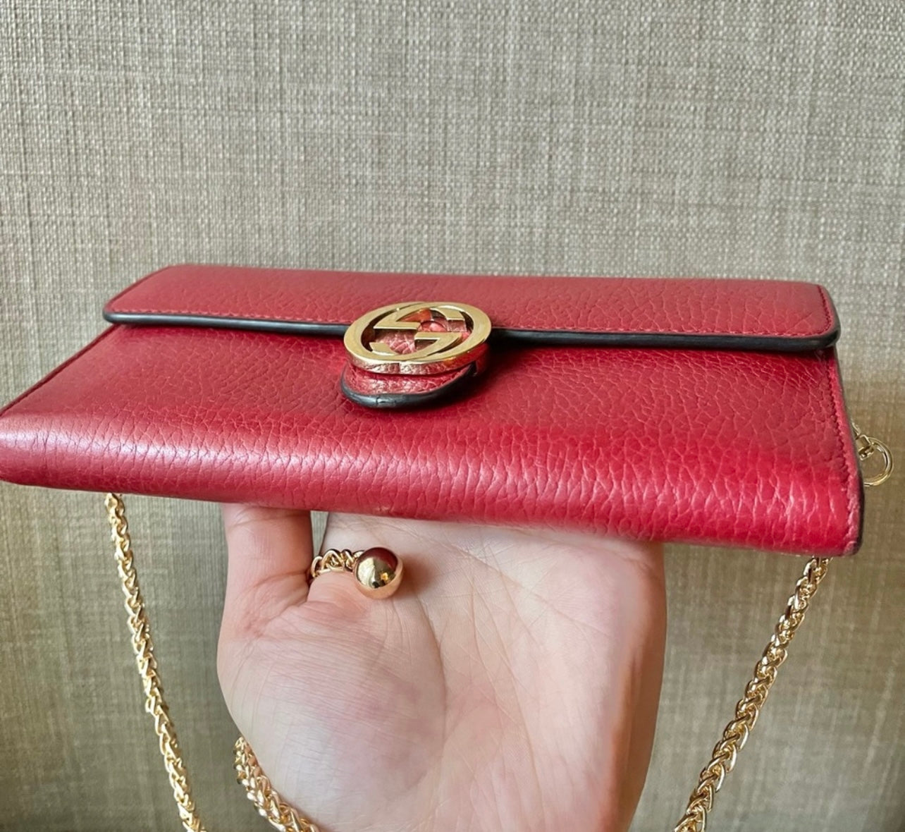 Authentic Gucci interlock gg wallet