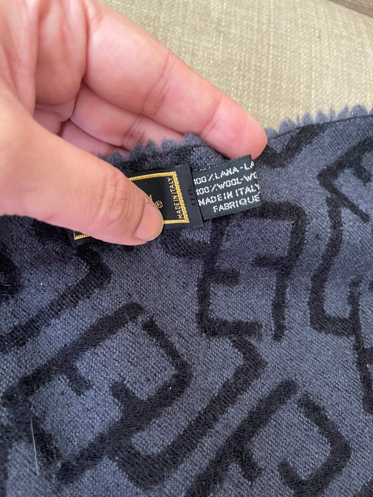 Authentic vintage fendi scarf
