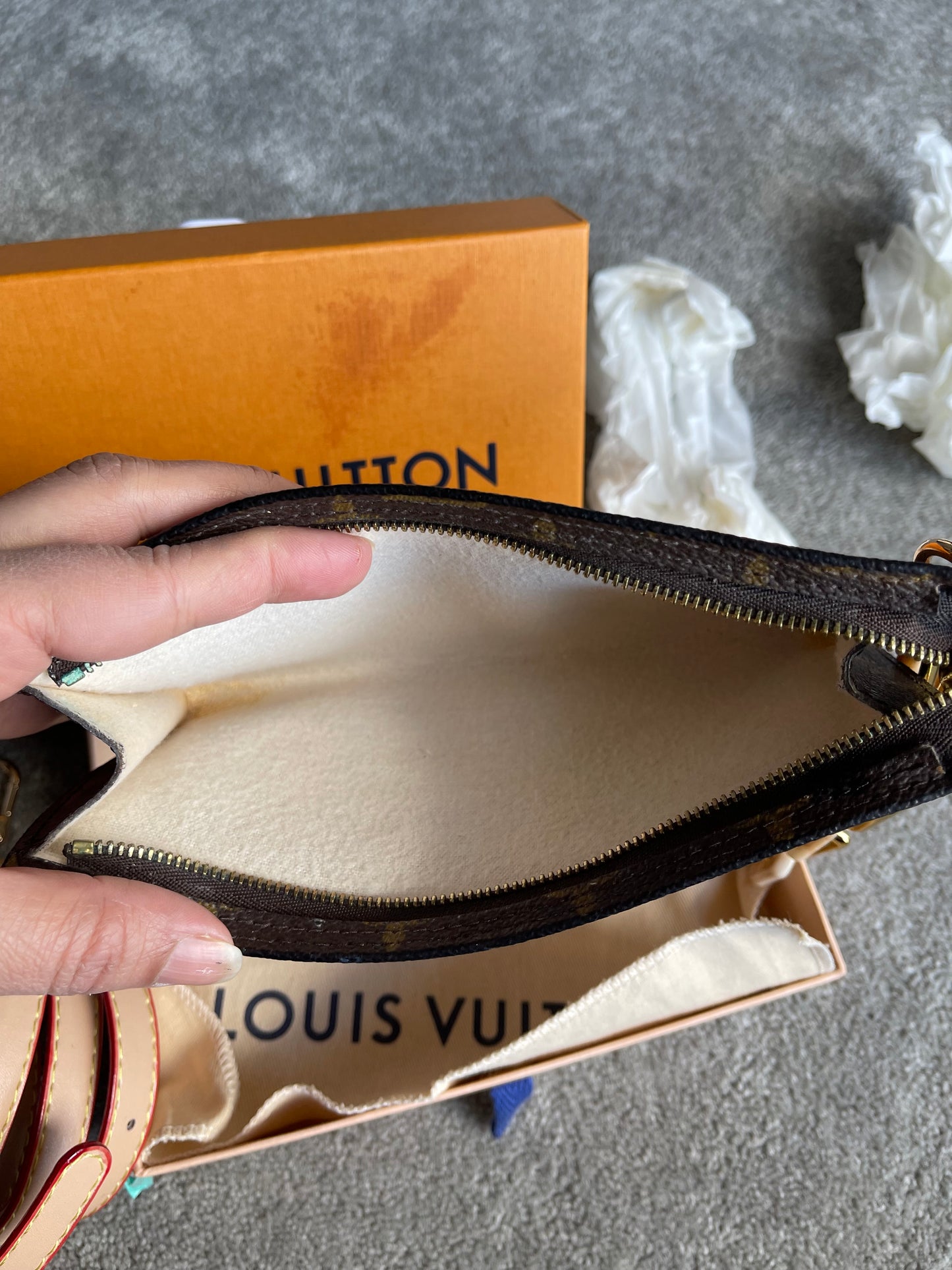 Authentic Louis Vuitton monogram accessory pouch