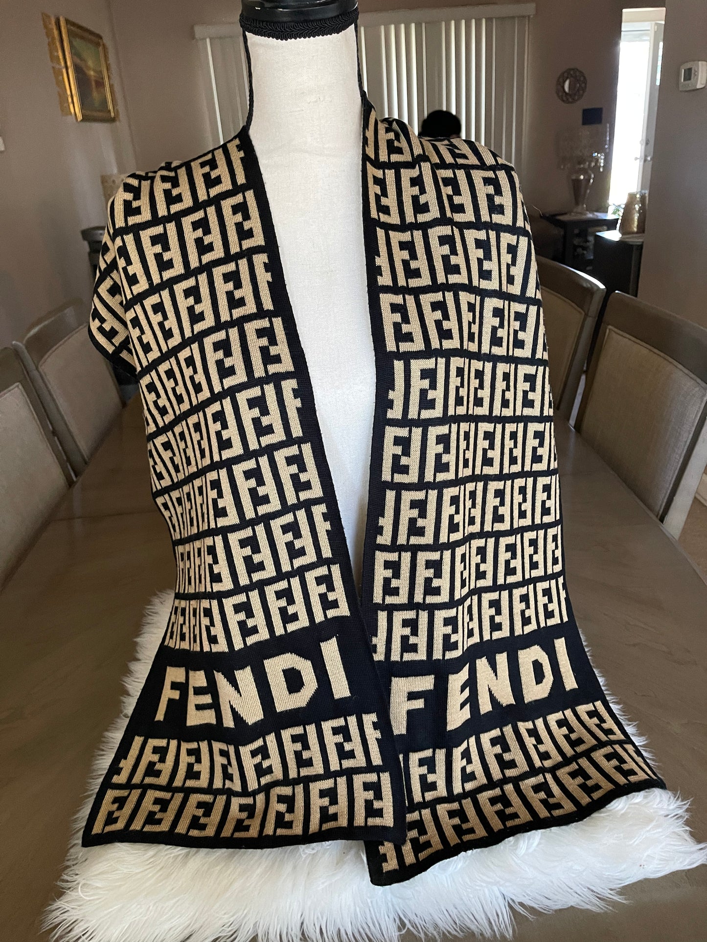 Authentic vintage fendi scarf