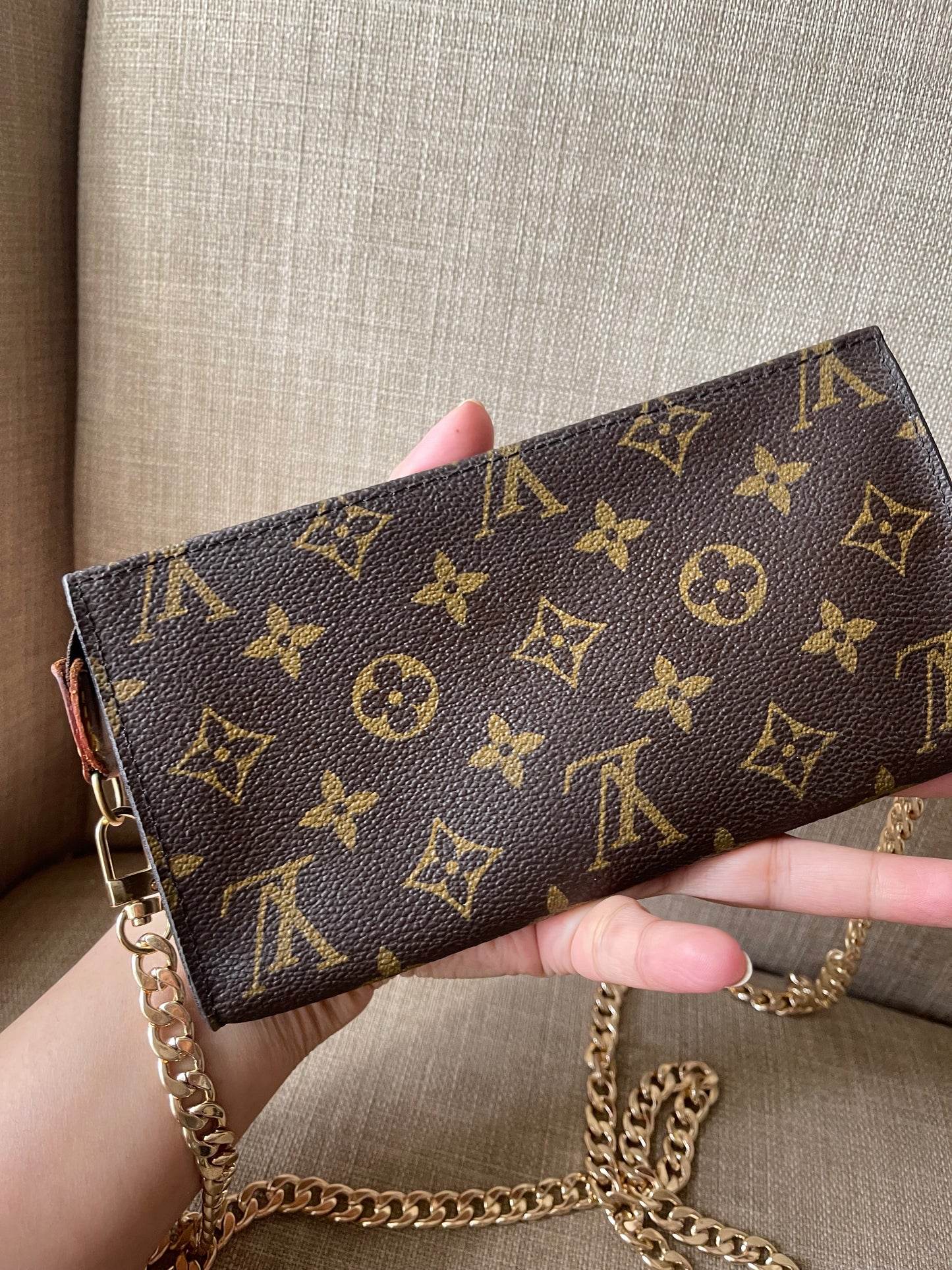 Authentic Louis Vuitton monogram pouch