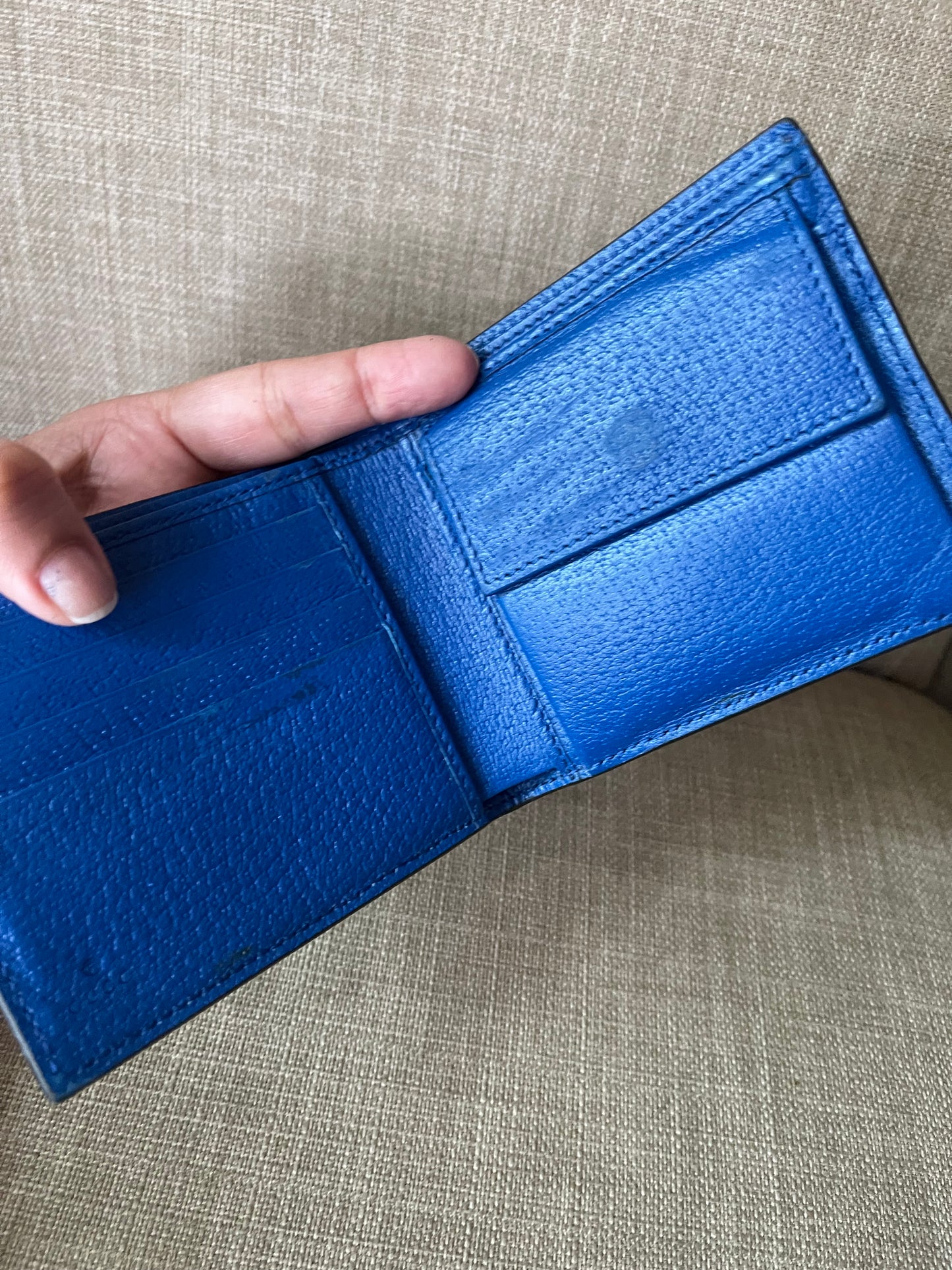 Authentic Gucci interlock GG bifold wallet men