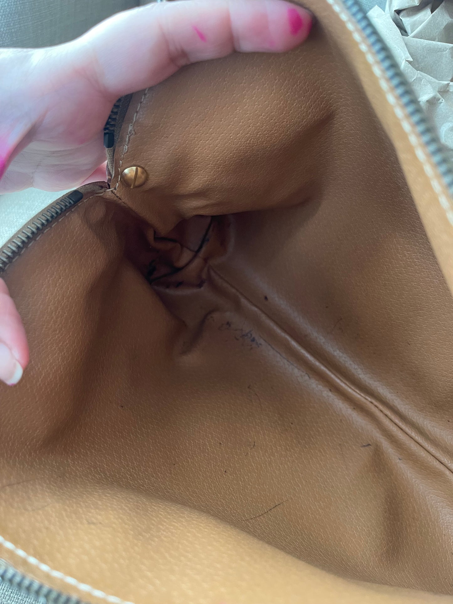 Authentic vintage Celine clutch bag