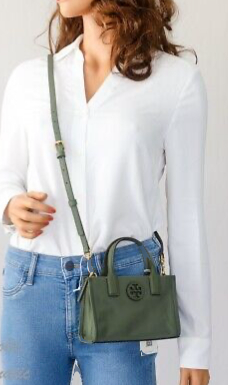 Authentic Tory Burch nylon mini tote