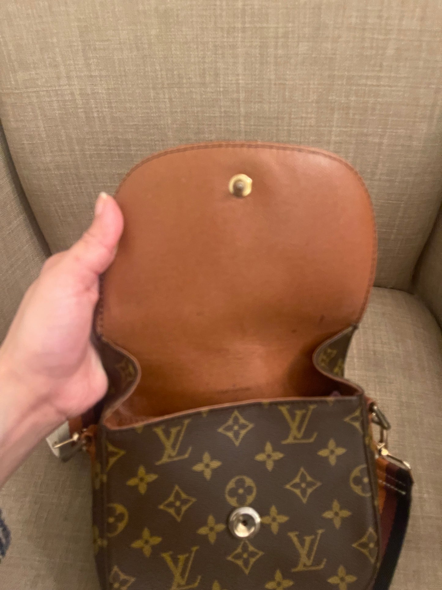 Authentic vintage Louis Vuitton monogram crossbody bag