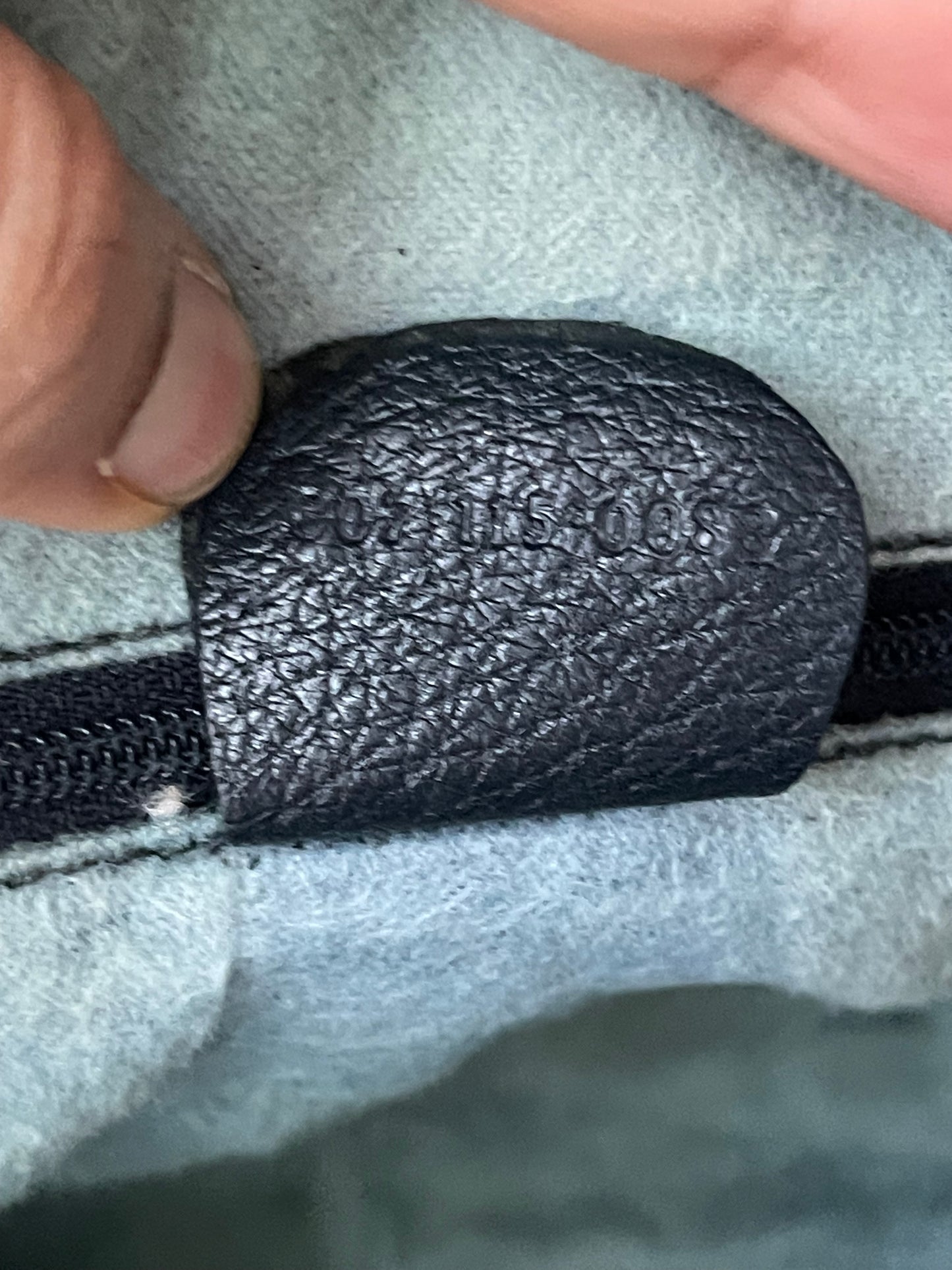 Authentic Gucci vintage gg canvas blue crossbody bag