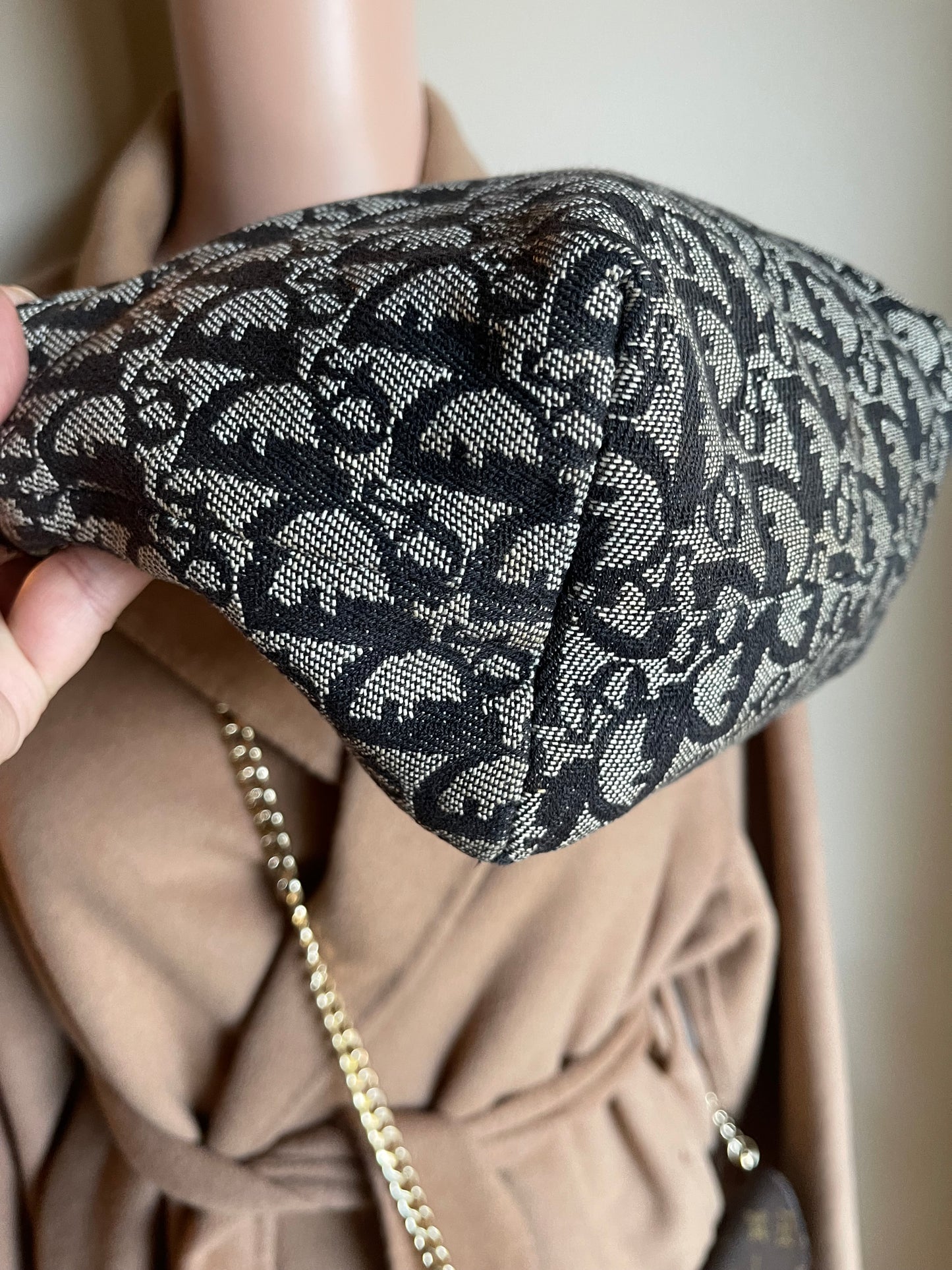 Authentic vintage Dior mini satchel bag