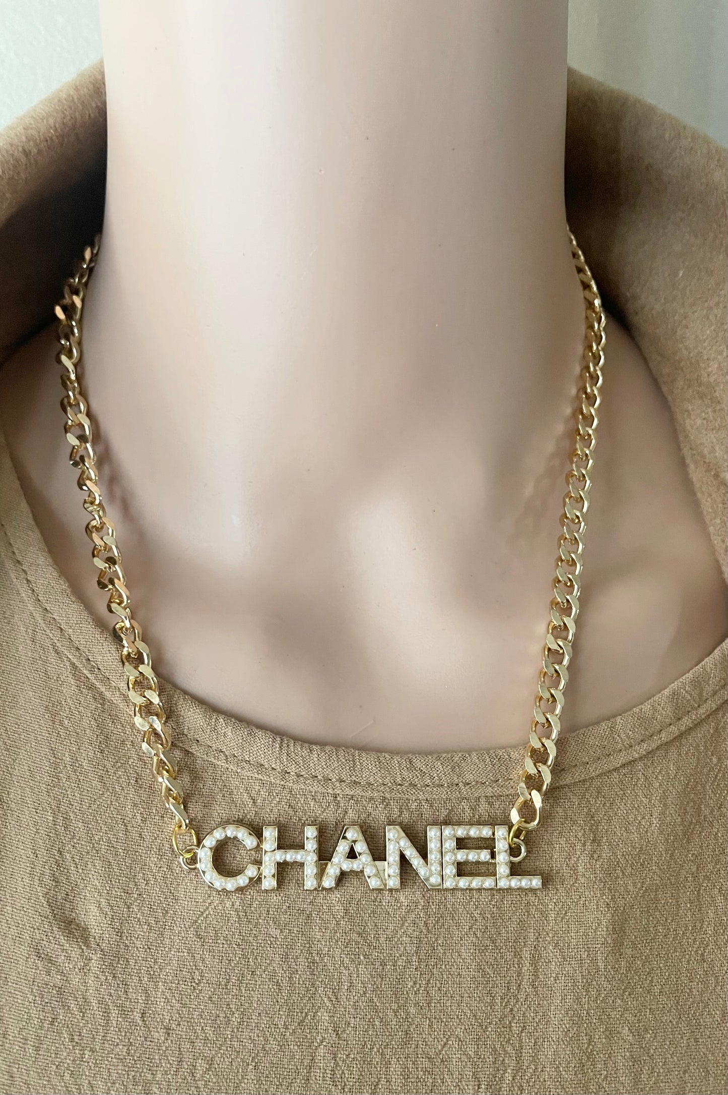 Upcycled charm necklace