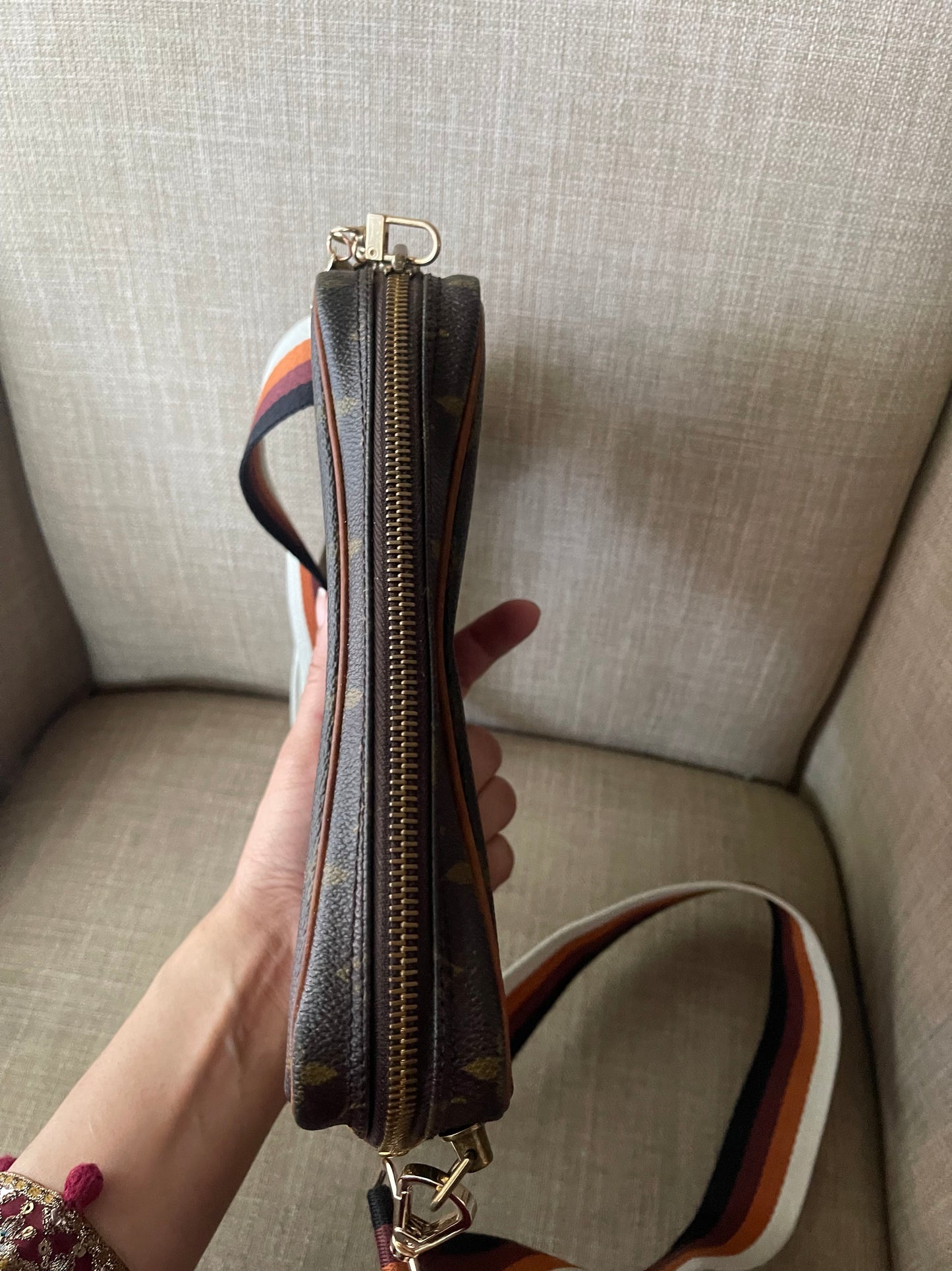 Authentic Louis Vuitton vintage clutch crossbody bag