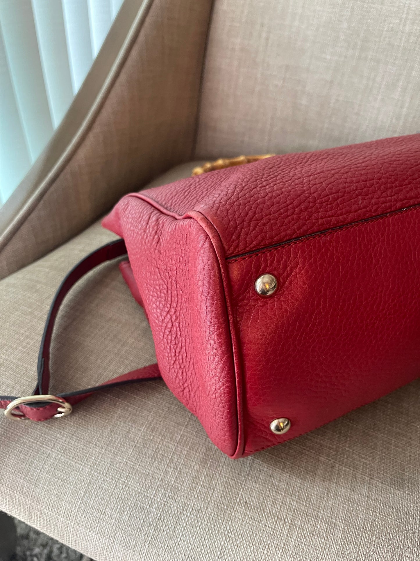 Authentic Gucci vintage bamboo shoulder bag