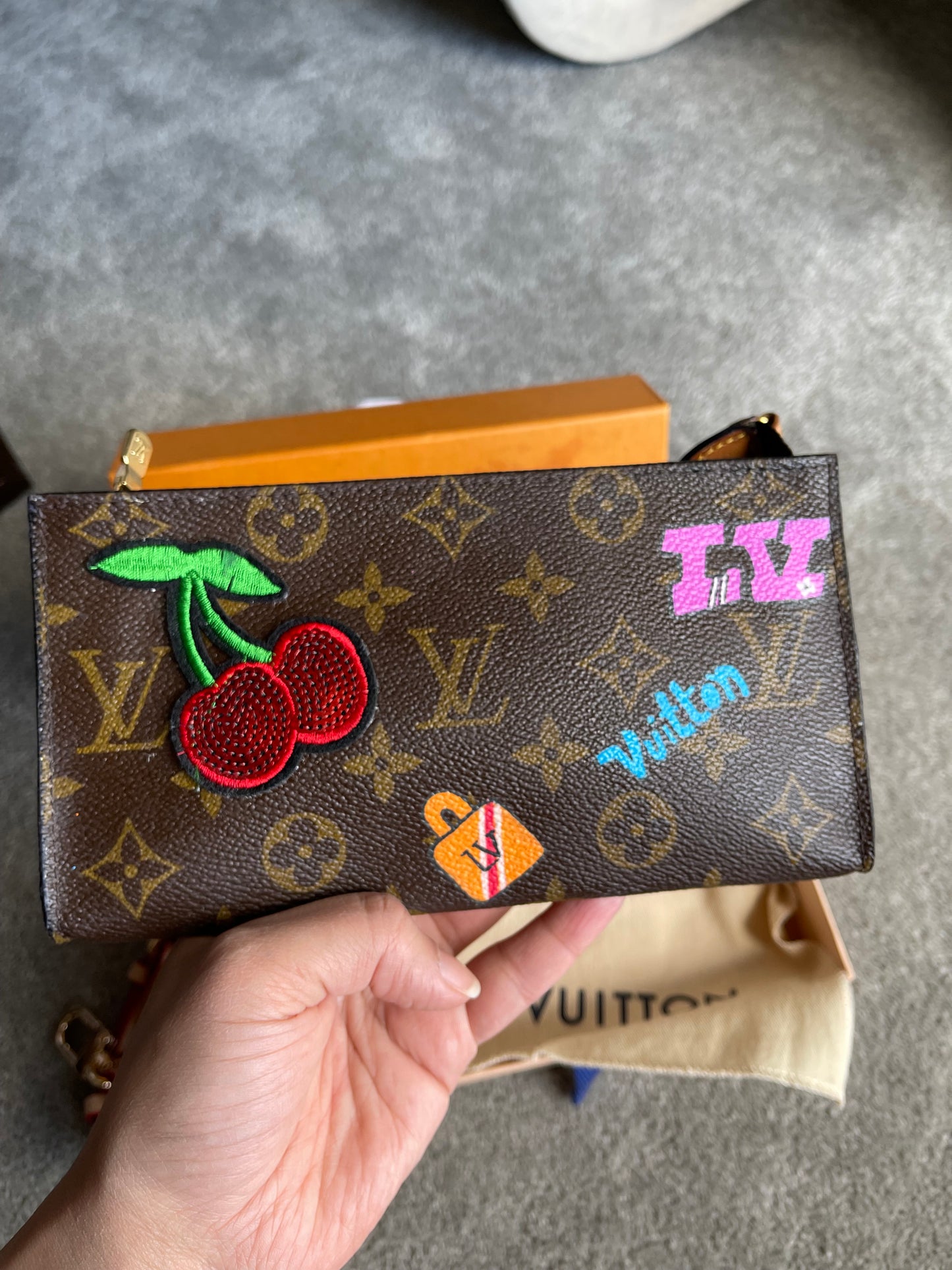 Authentic Louis Vuitton monogram accessory pouch