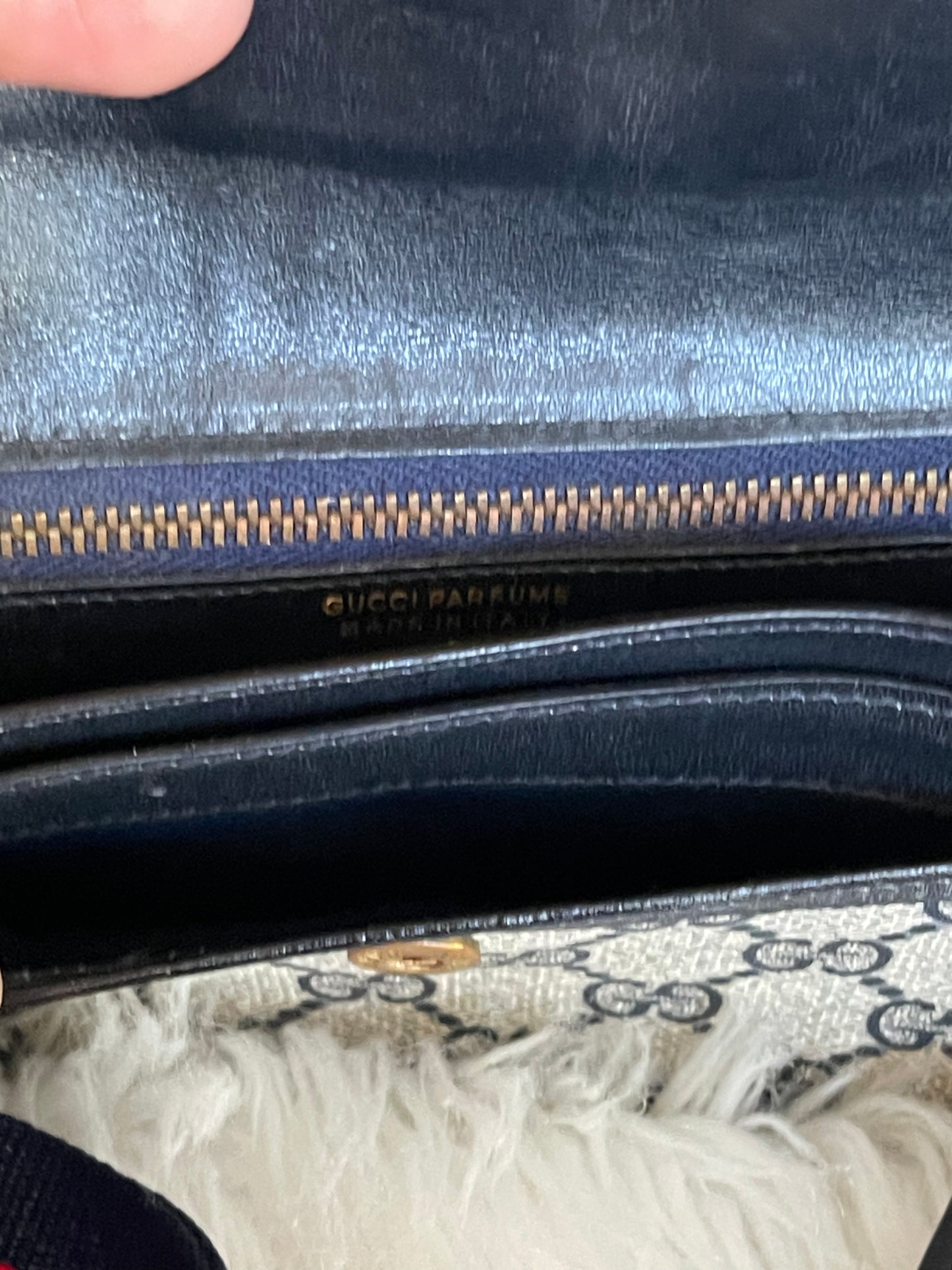 Authentic Gucci vintage web sherry like accessory collection