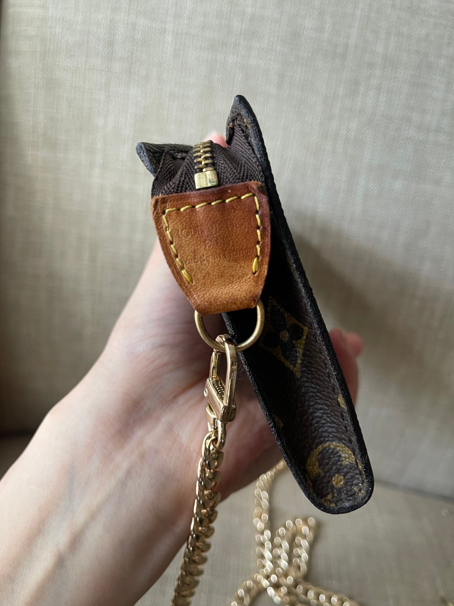 Authentic Louis Vuitton monogram pouch