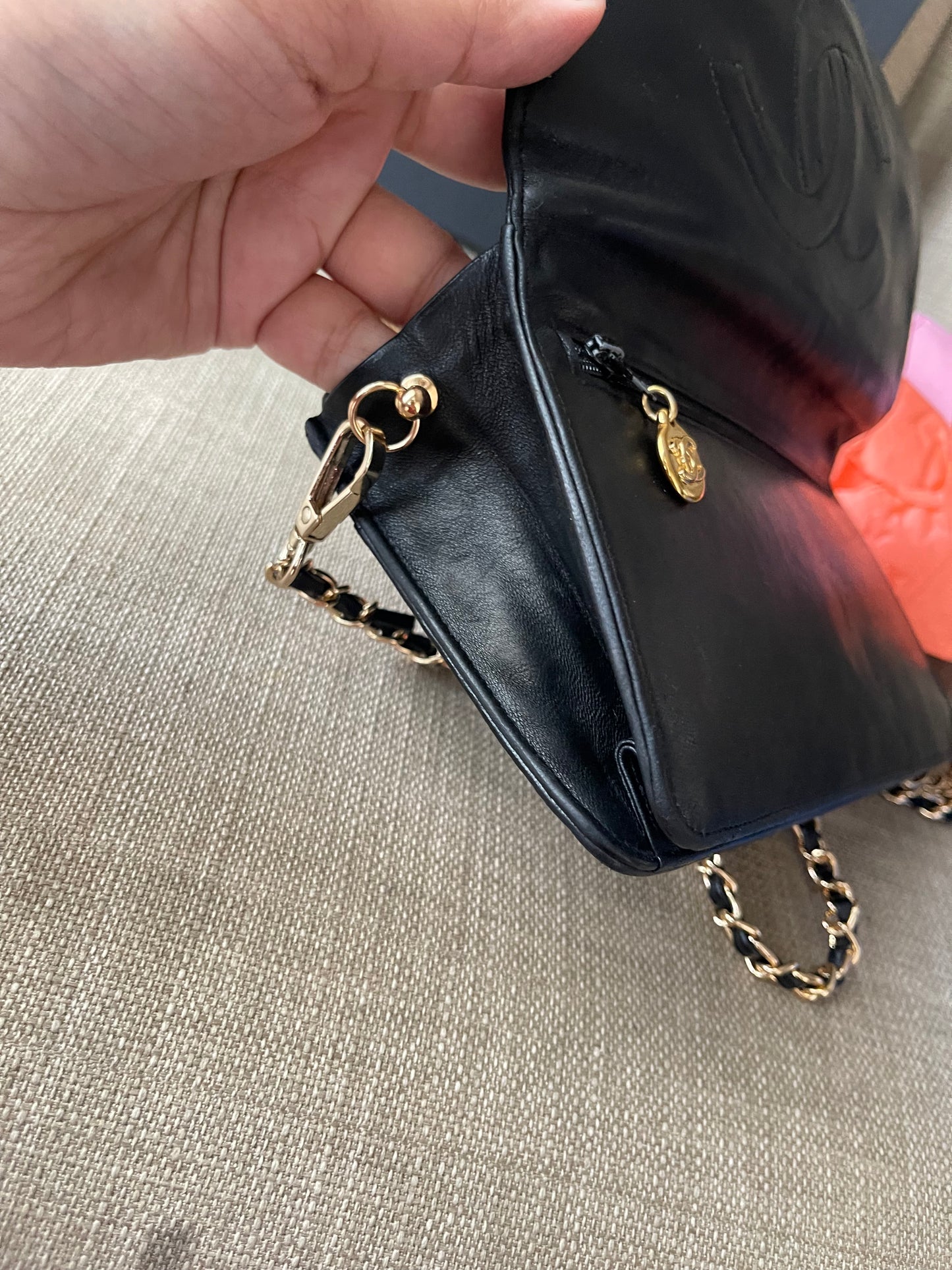 Authentic vintage CHANEL LEATHER WALLET