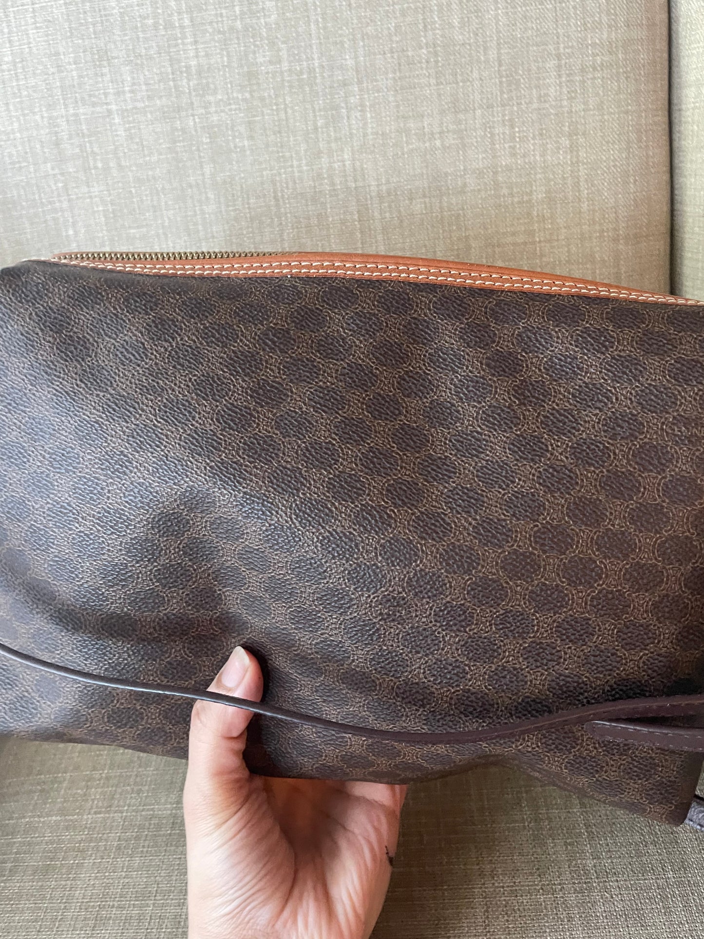 Authentic vintage Celine clutch crossbody bag