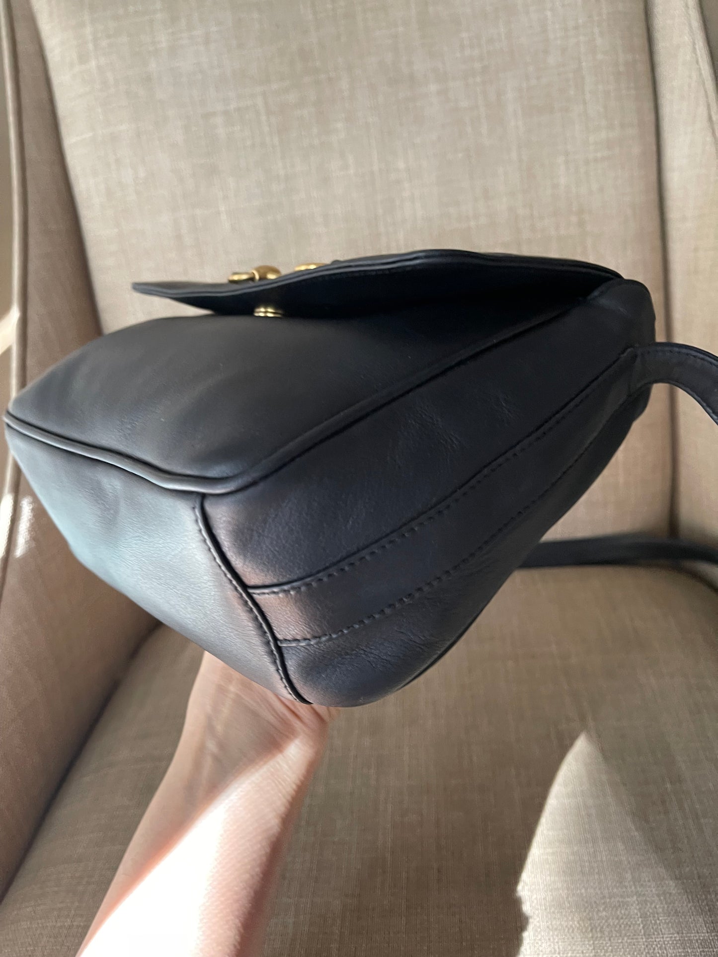 Authentic Gucci vintage horsebit crossbody bag