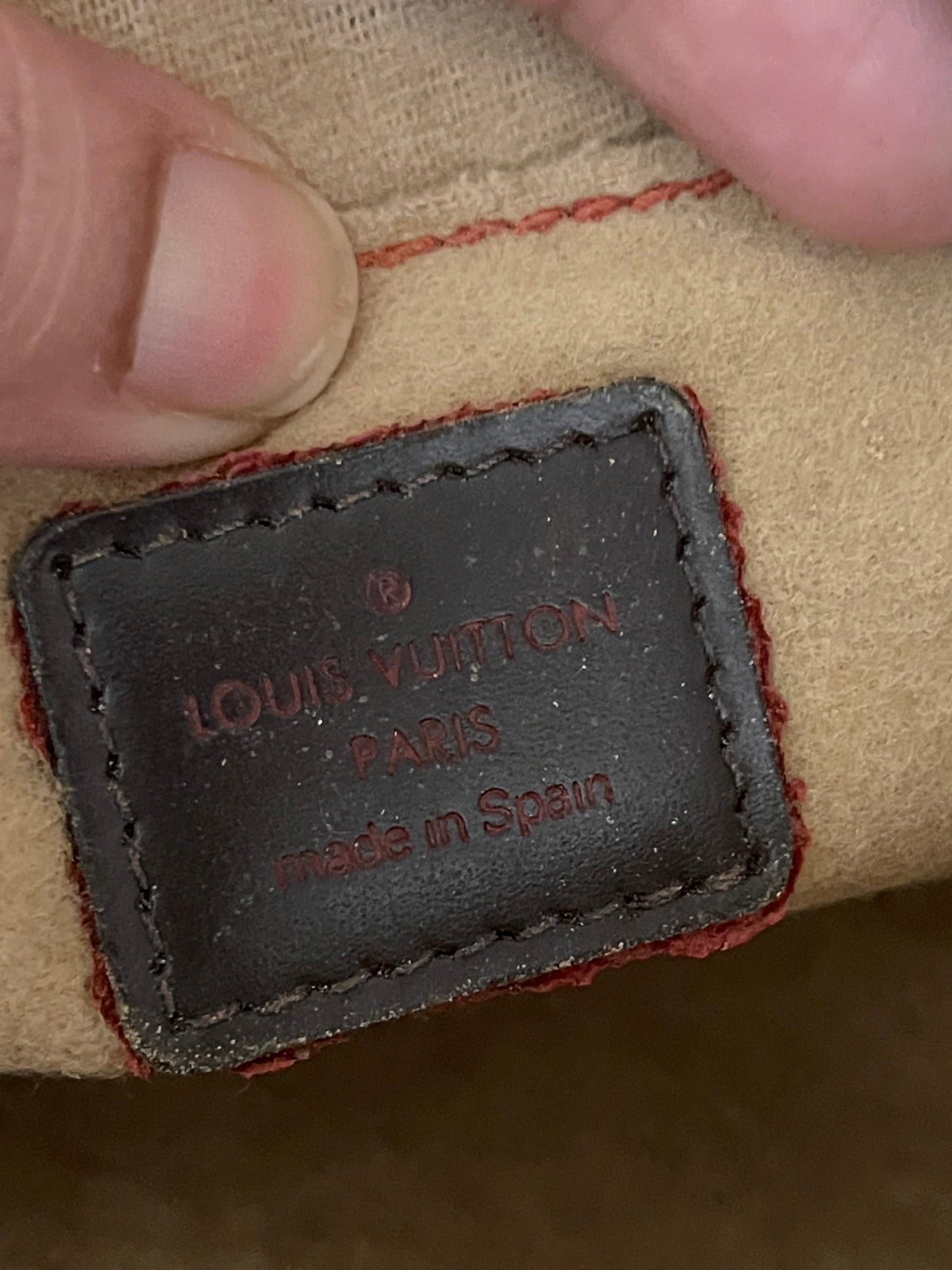 Authentic Louis Vuitton damier azur pouch crossbody